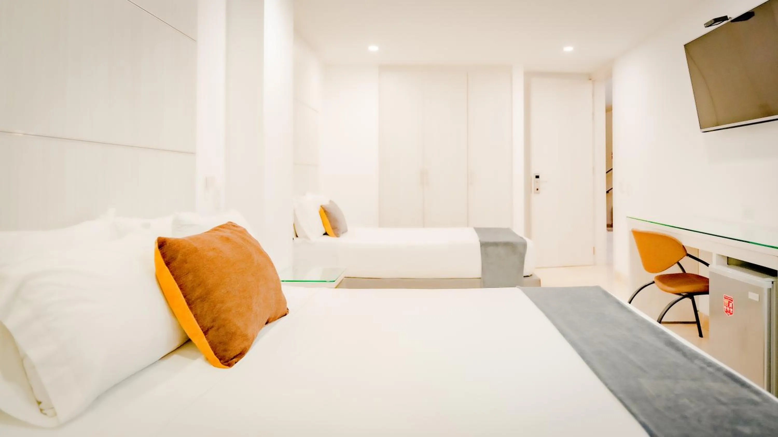 Bed in Hotel Madeiro