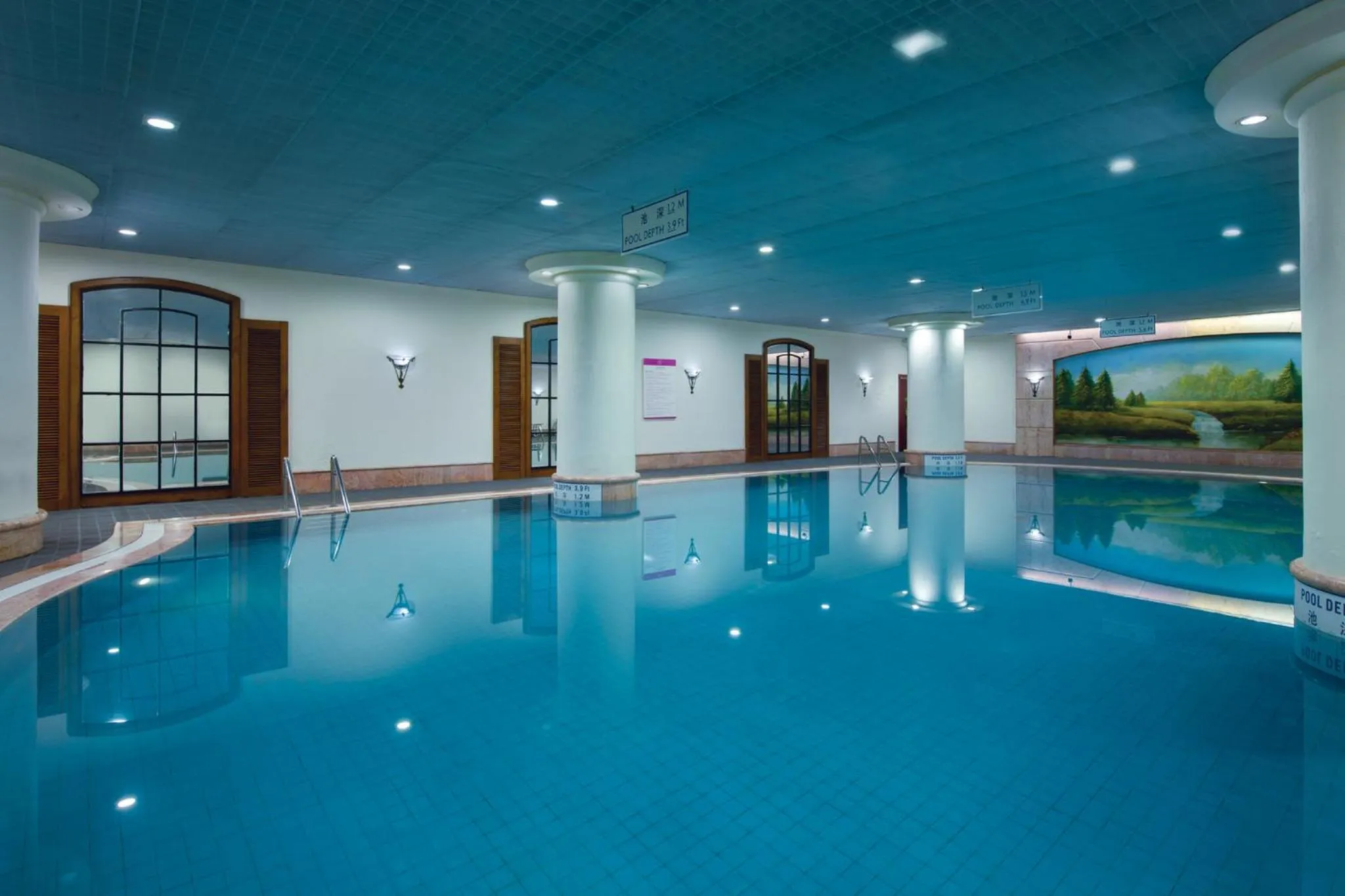Swimming pool in Crowne Plaza Chengdu City Center by IHG