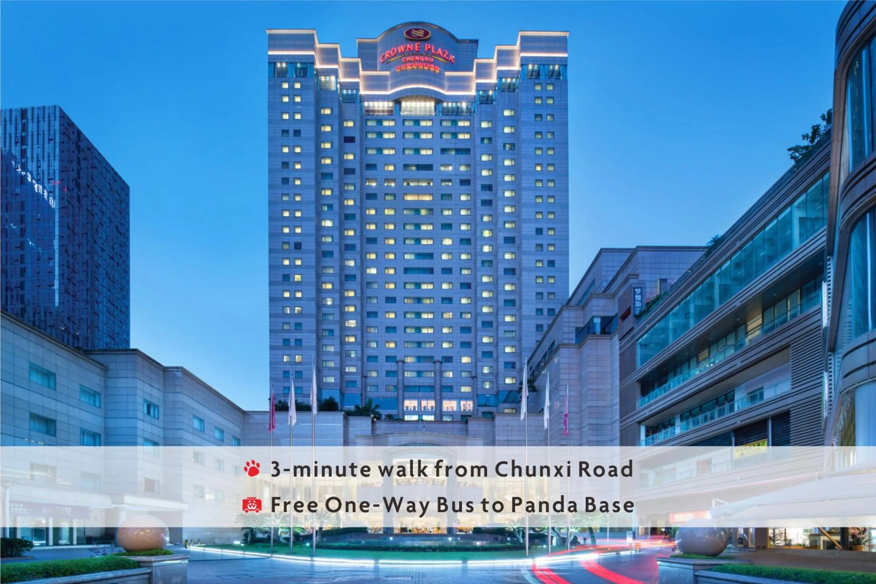 Property building in Crowne Plaza Chengdu City Center by IHG