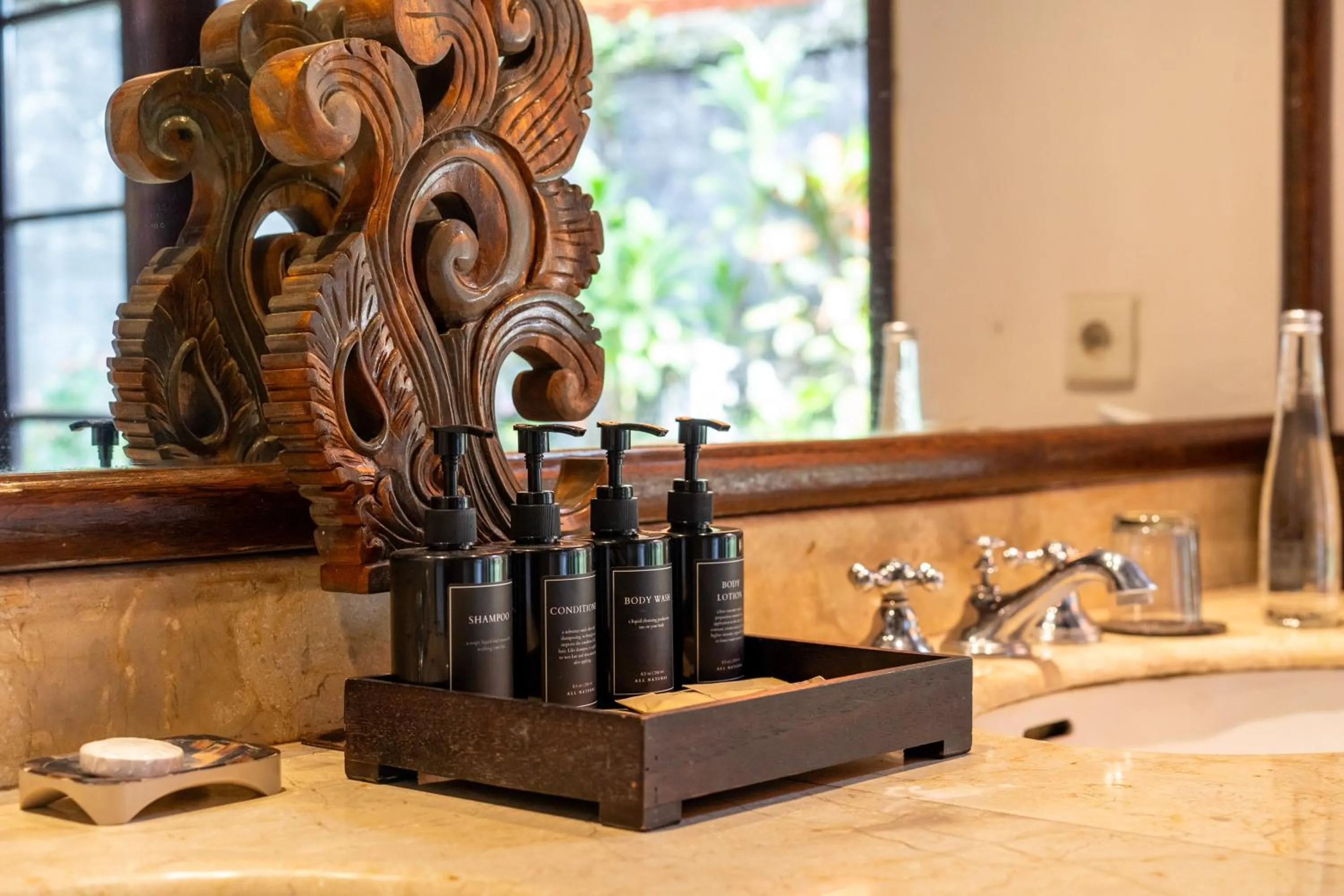 Bathroom in Natura Villa Ubud Bali