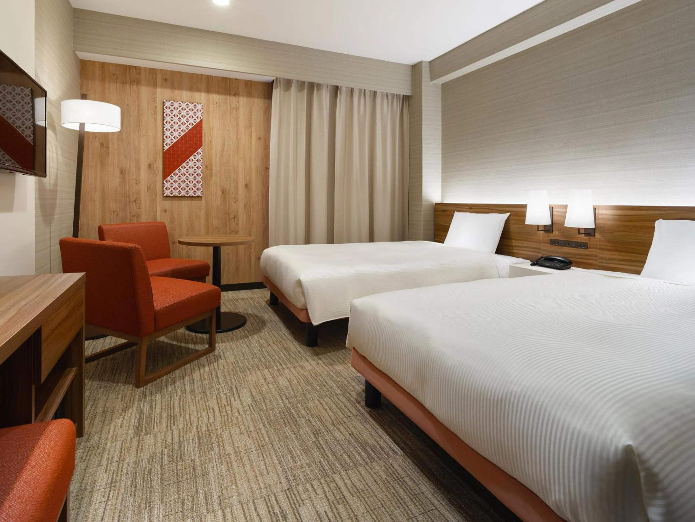 Photo of the whole room, Bed in Mitsui Garden Hotel Kumamoto