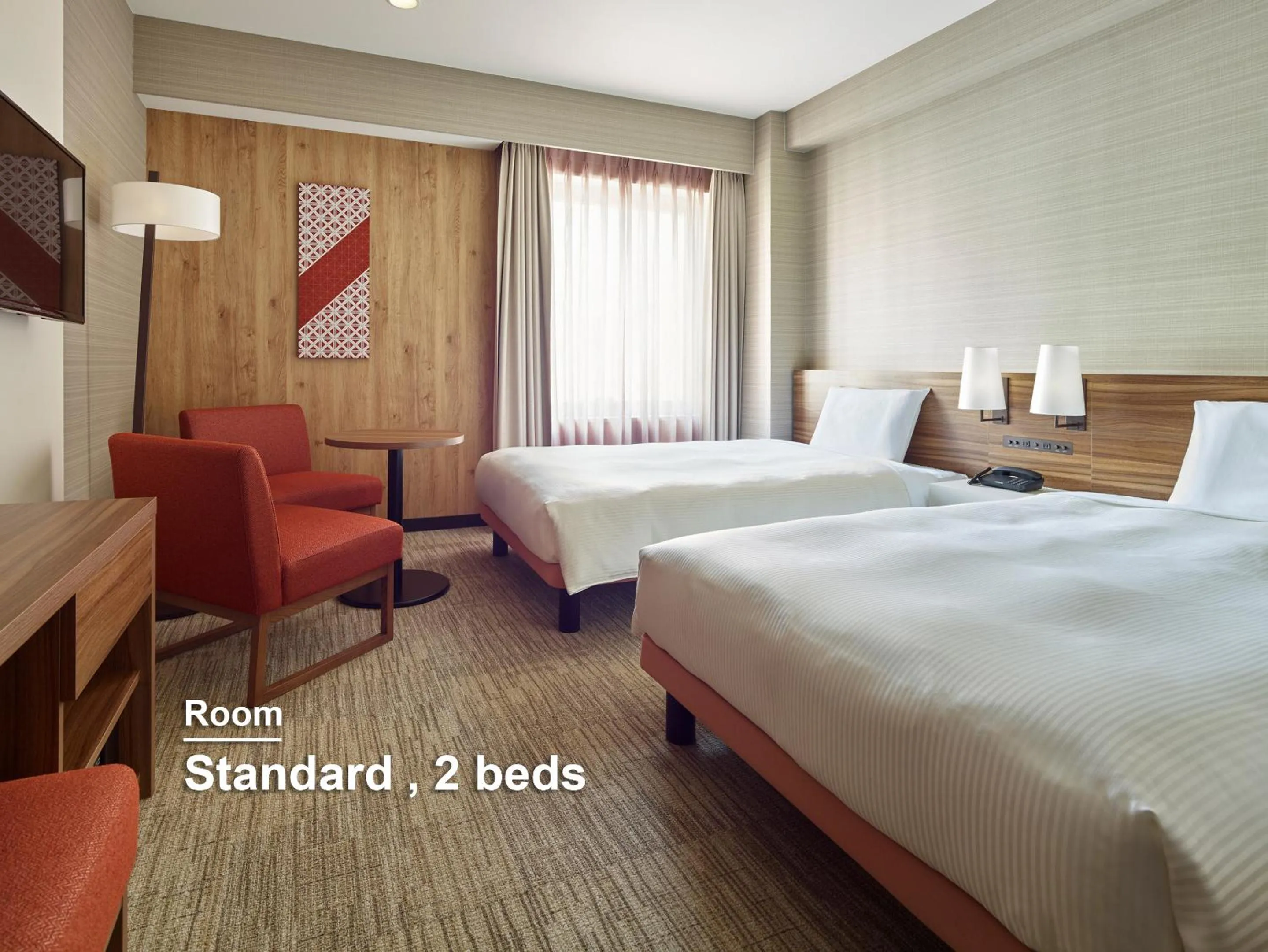 Photo of the whole room, Bed in Mitsui Garden Hotel Kumamoto