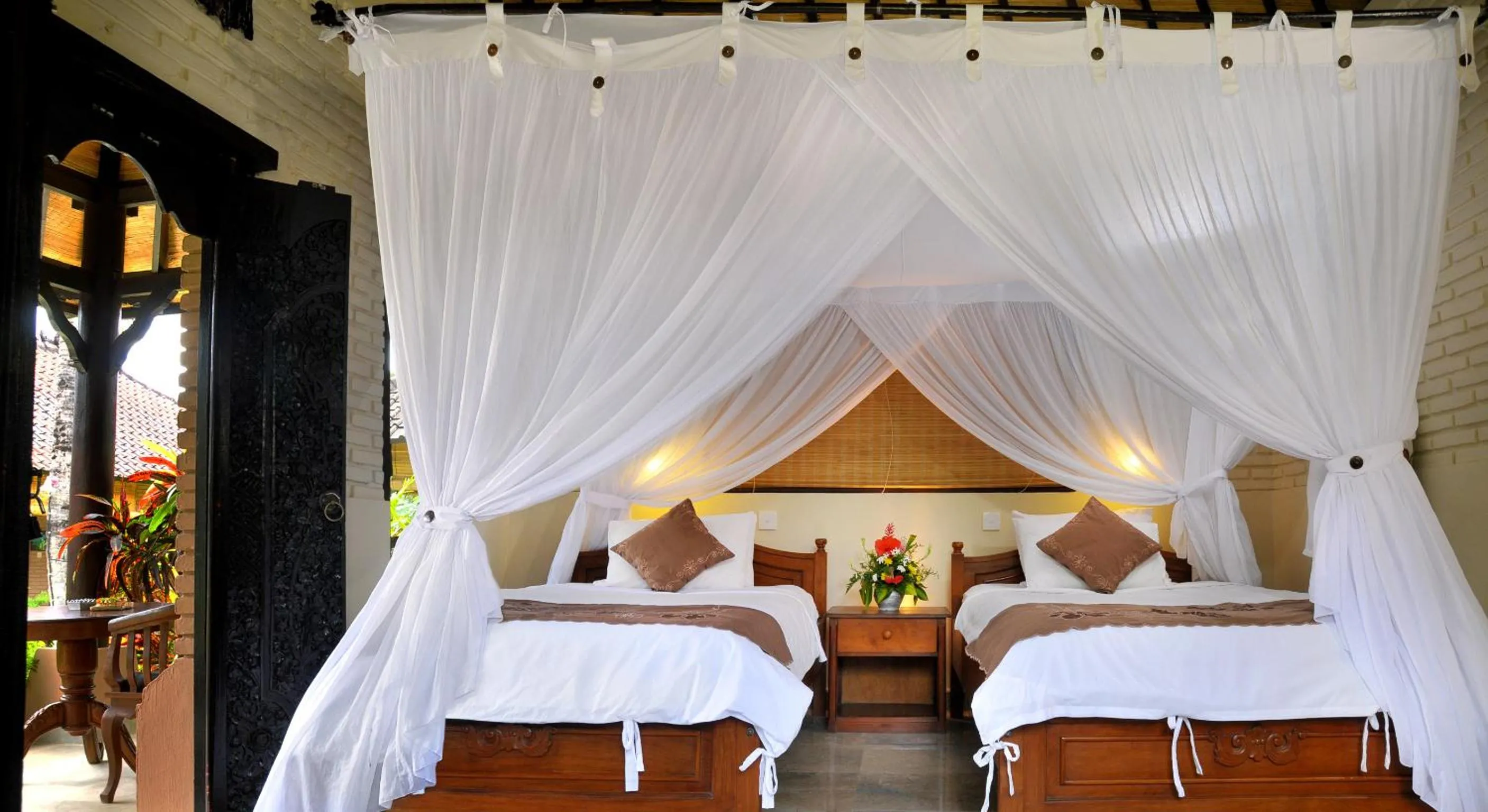 Bedroom, Bed in Hidden Paradise Cottages