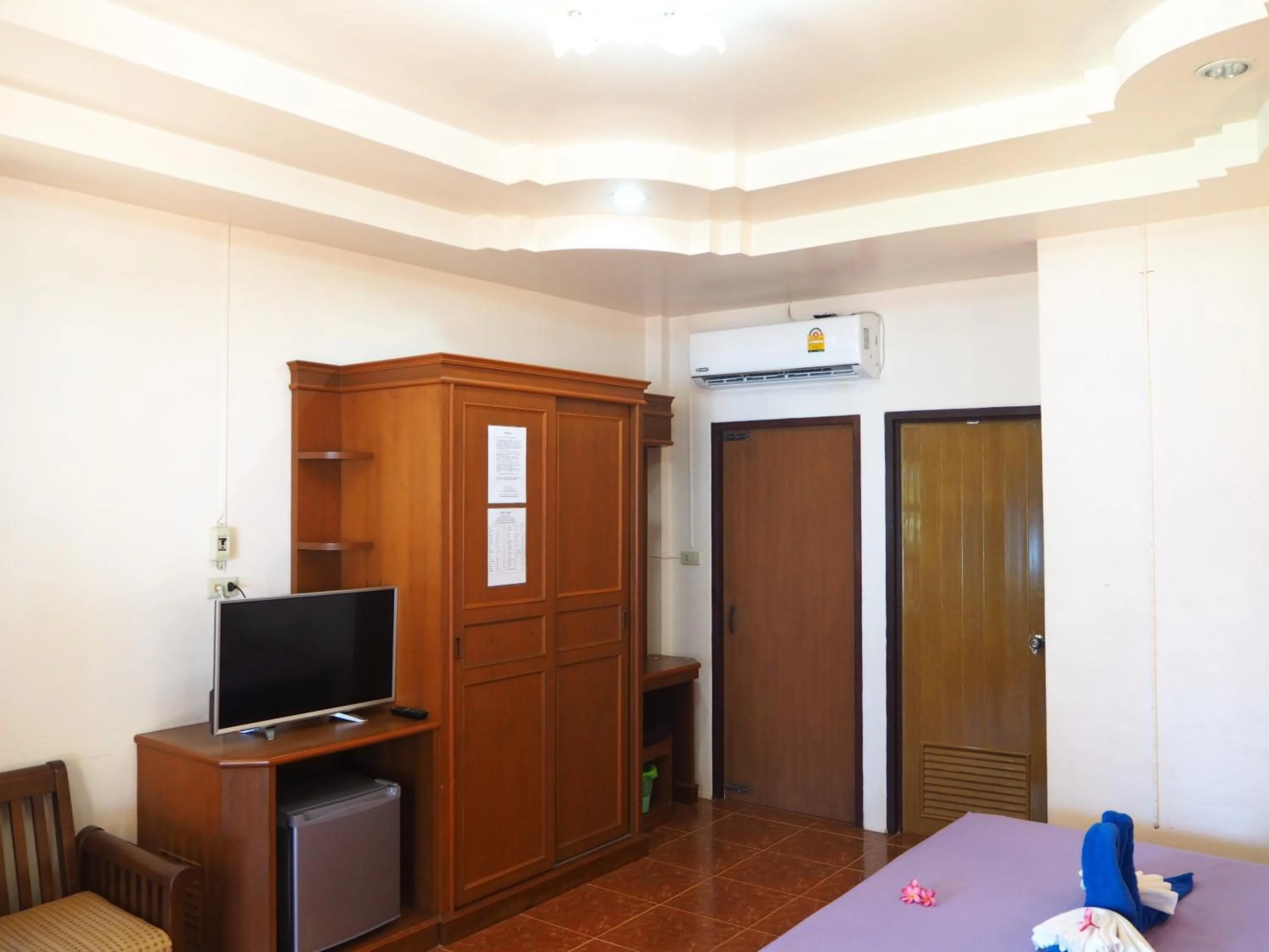 Bed in Ocean View Resort