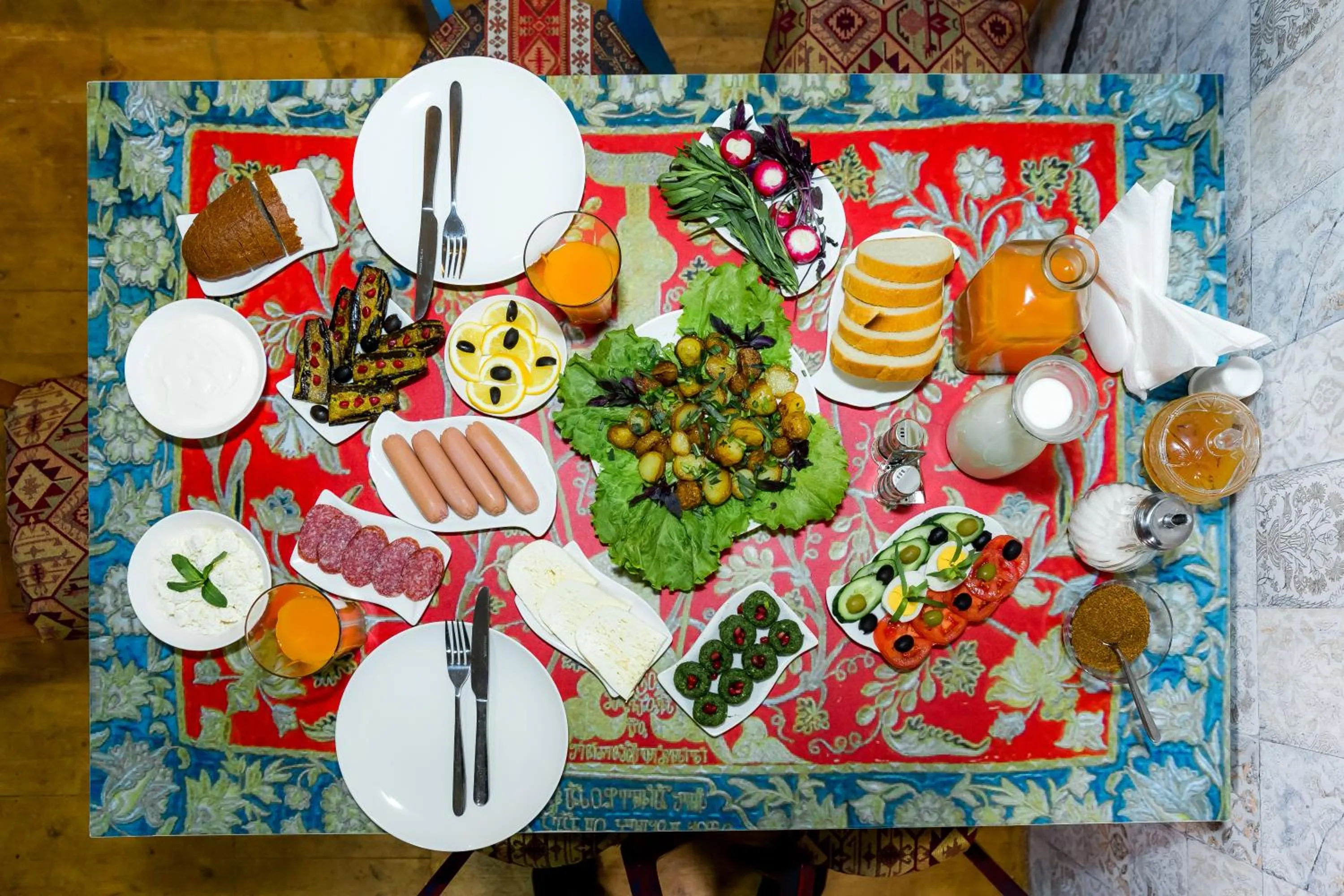 Breakfast in Tiflis Inn Boutique Hotel