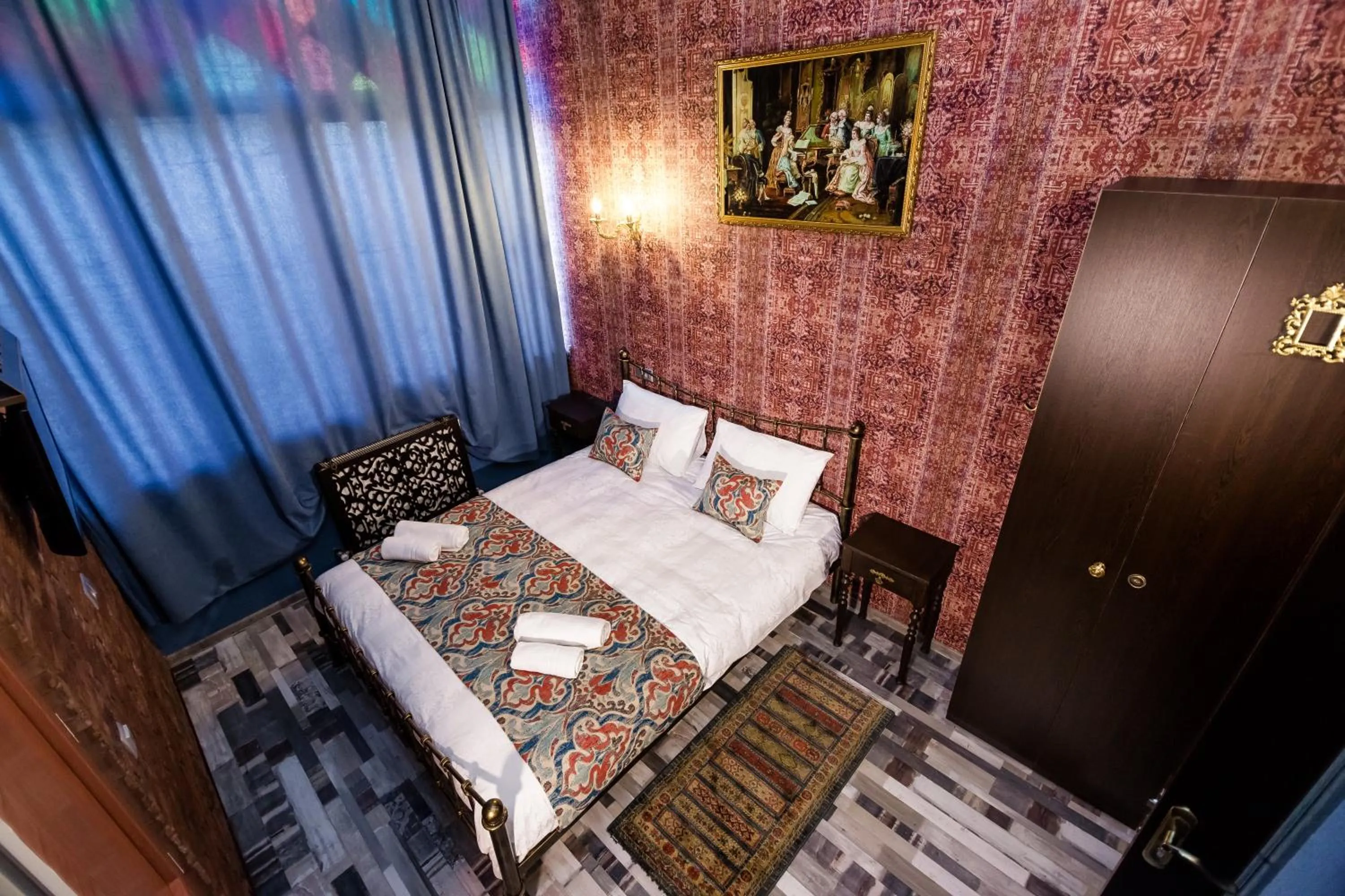 Decorative detail, Bed in Tiflis Inn Boutique Hotel