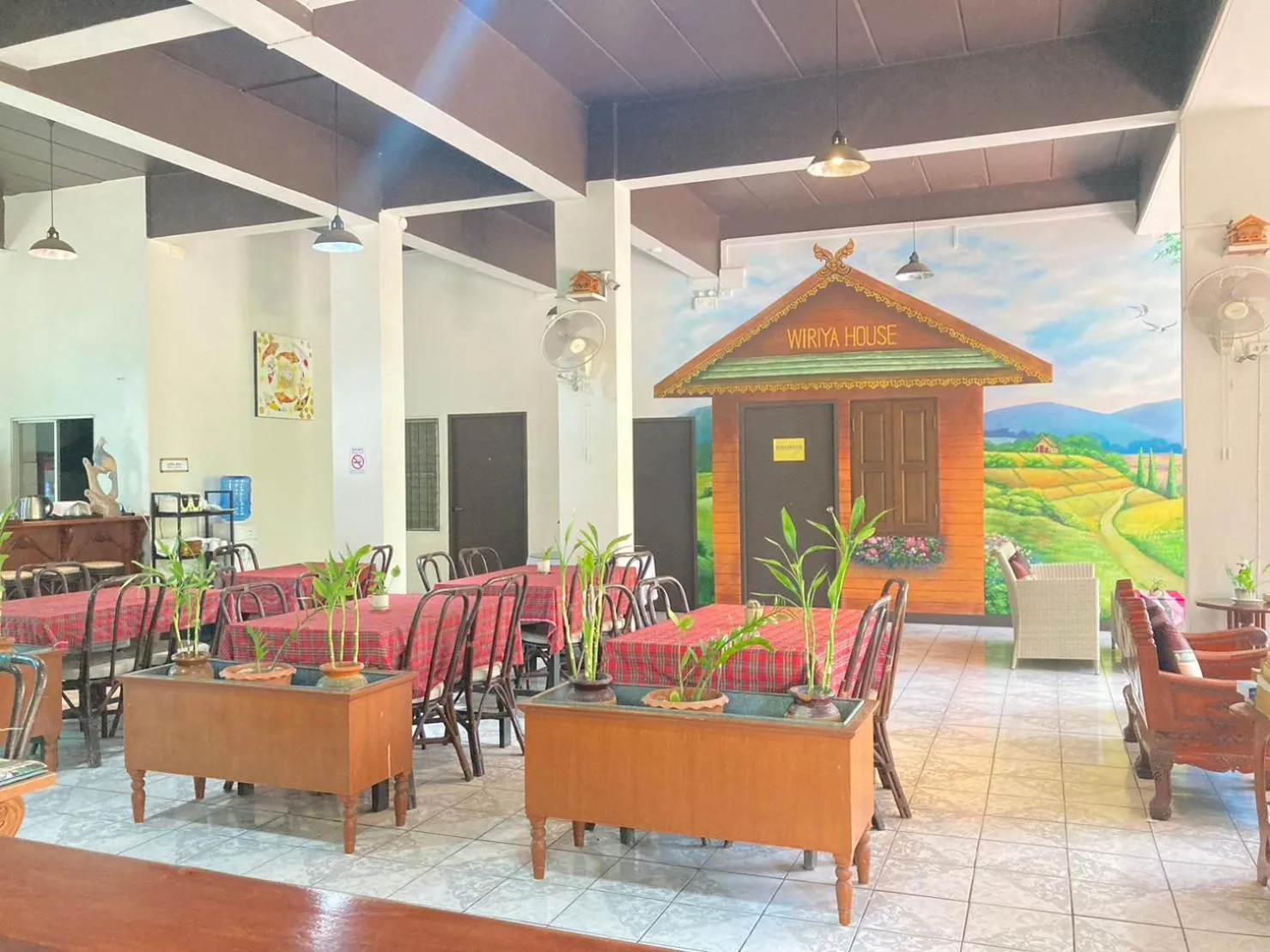 Living room in Wiriya House