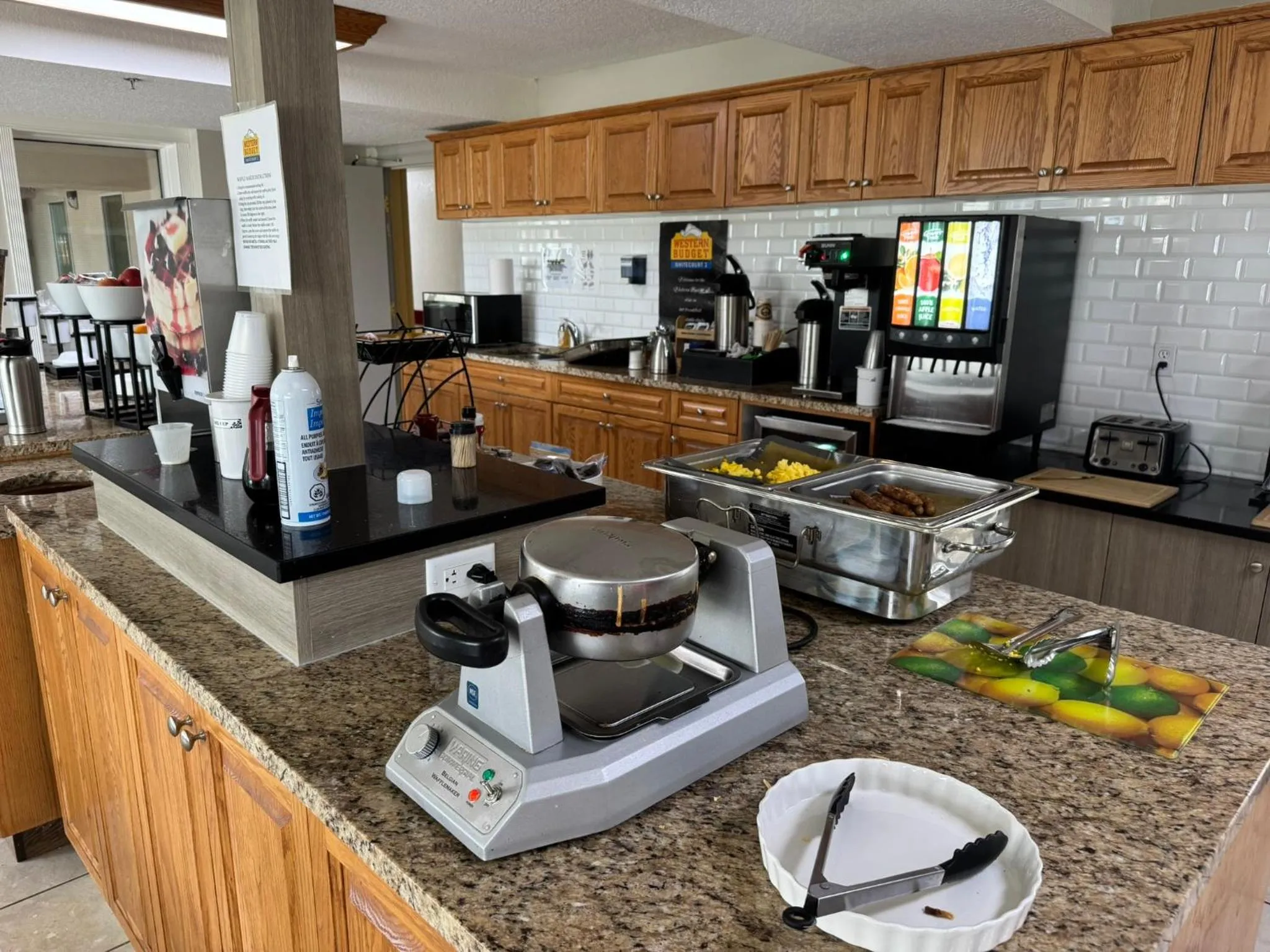 Breakfast in Western Budget Motel #3 Whitecourt