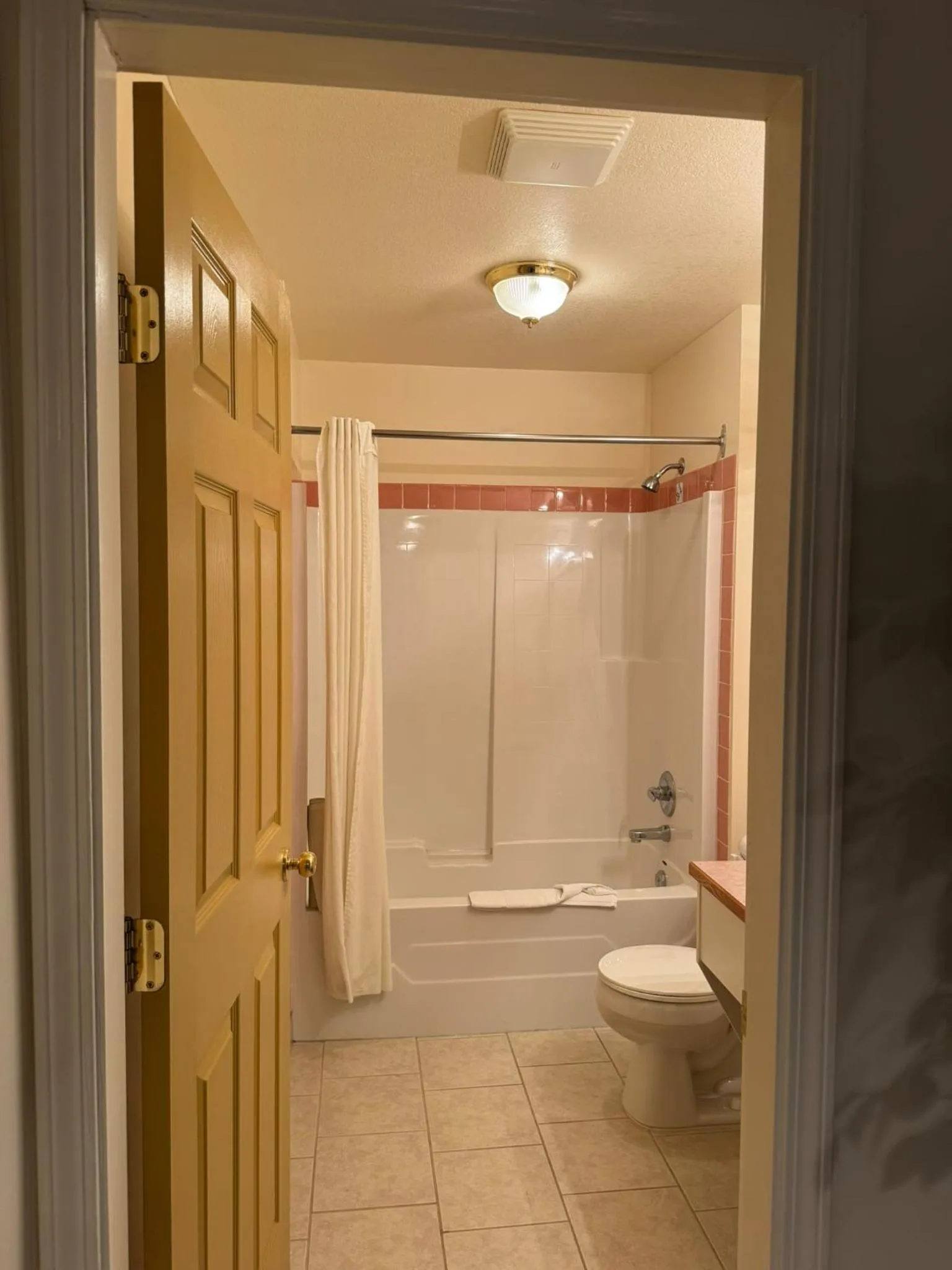 Shower in Western Budget Motel #3 Whitecourt