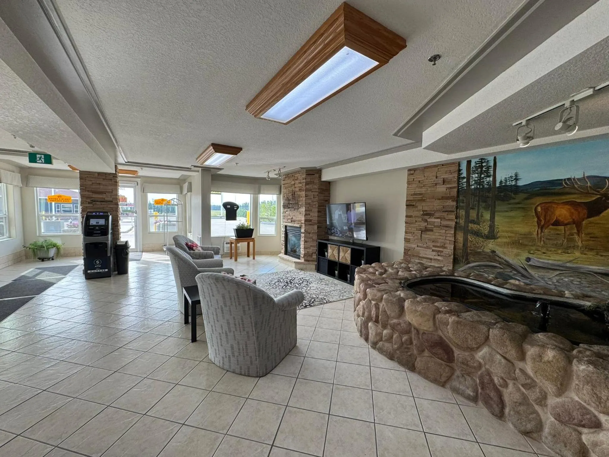 Lobby or reception in Western Budget Motel #3 Whitecourt