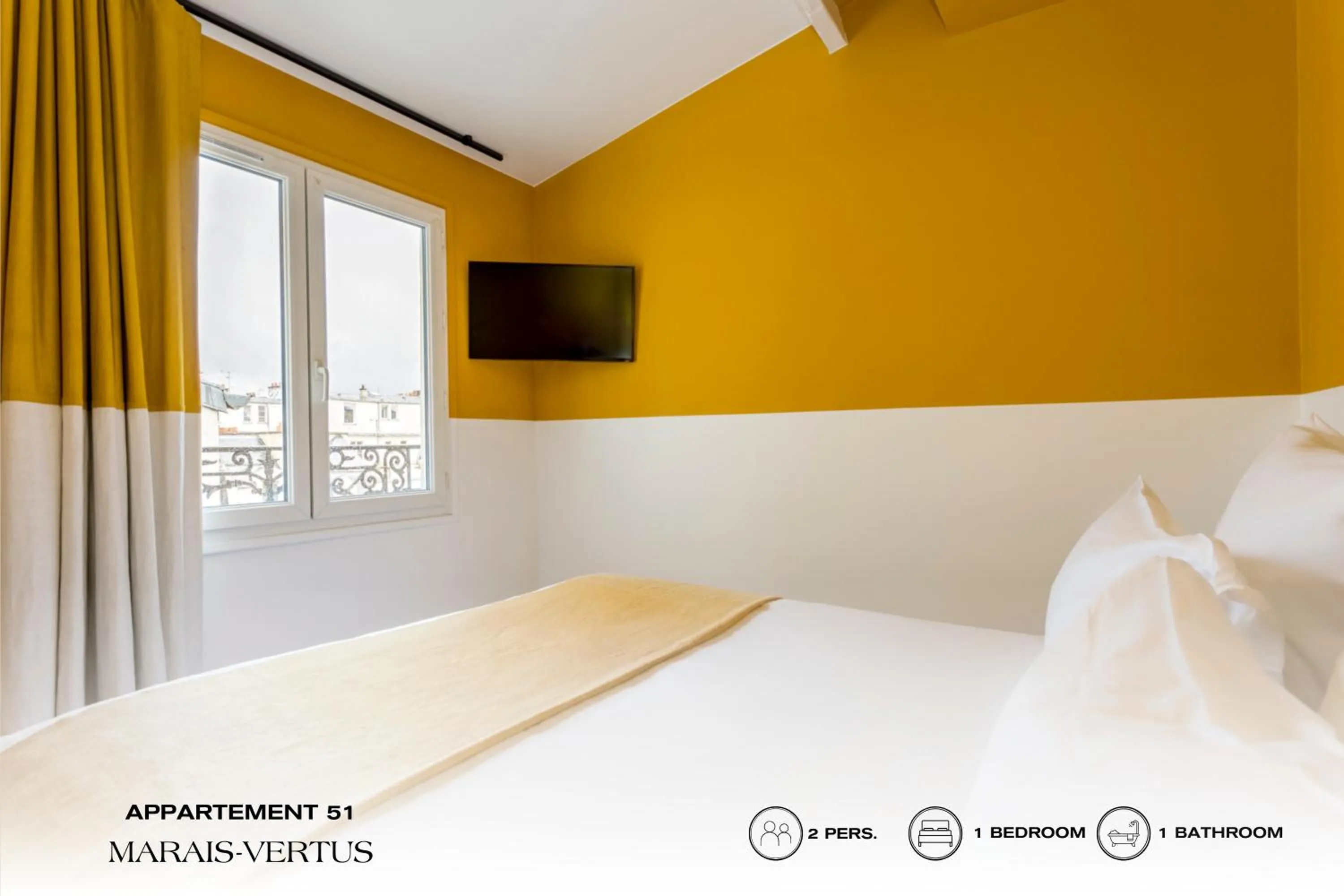 Bed in Beauquartier - Marais Vertus