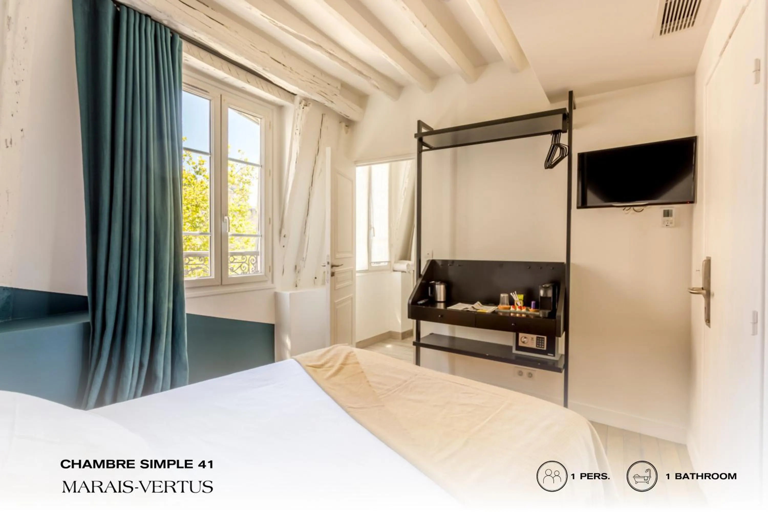 Bed in Beauquartier - Marais Vertus