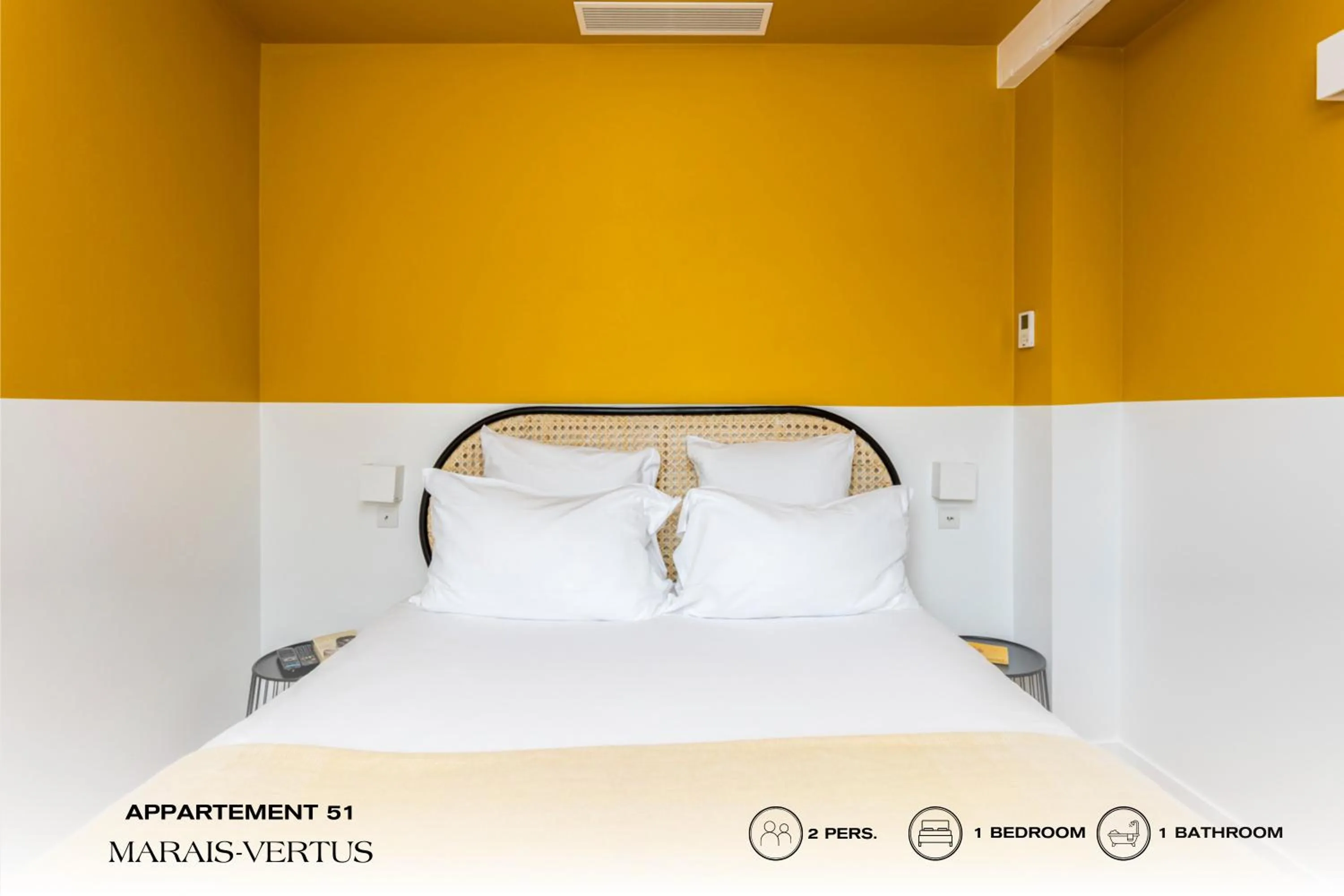 Bed in Beauquartier - Marais Vertus