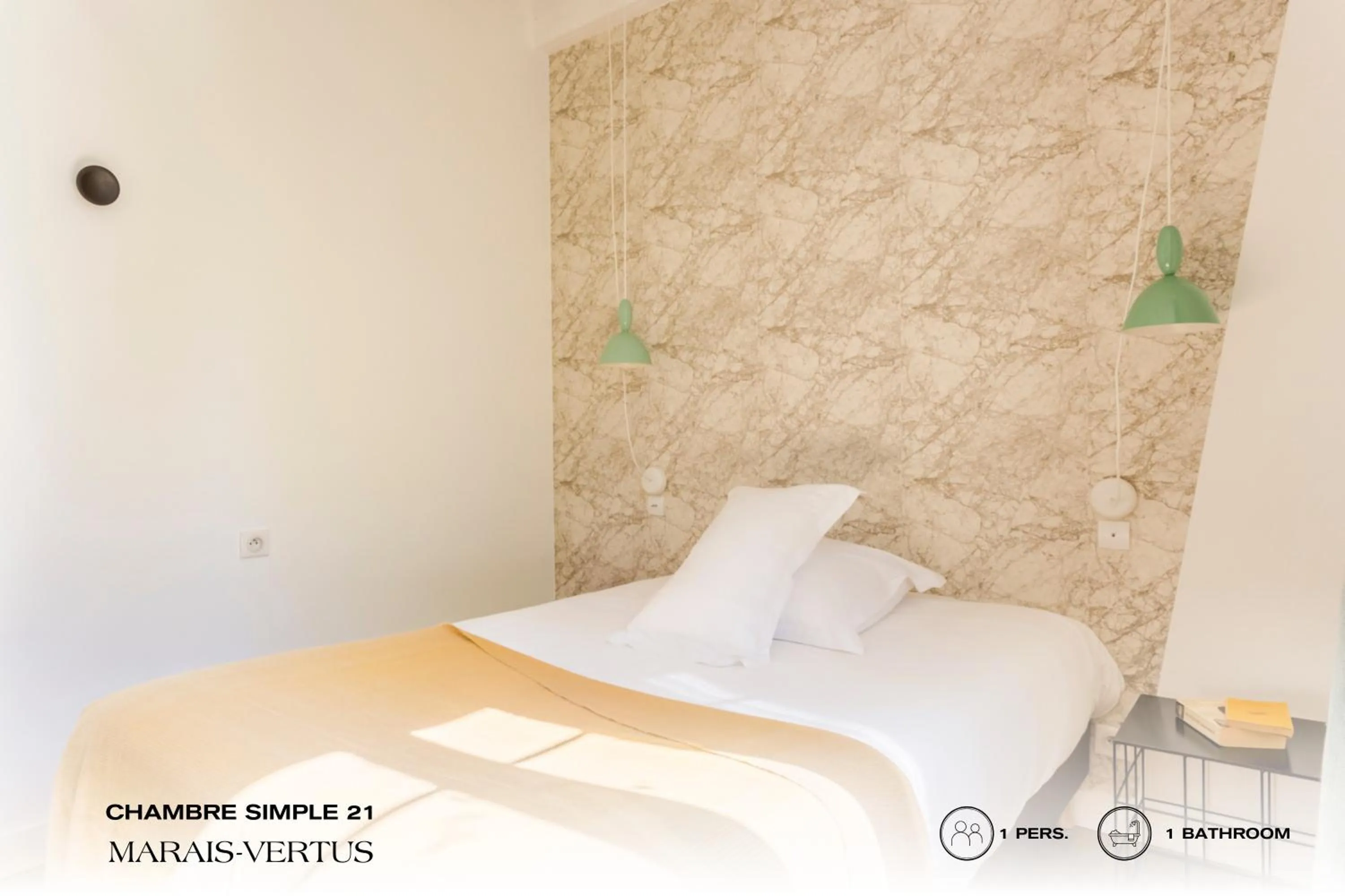 Bed in Beauquartier - Marais Vertus