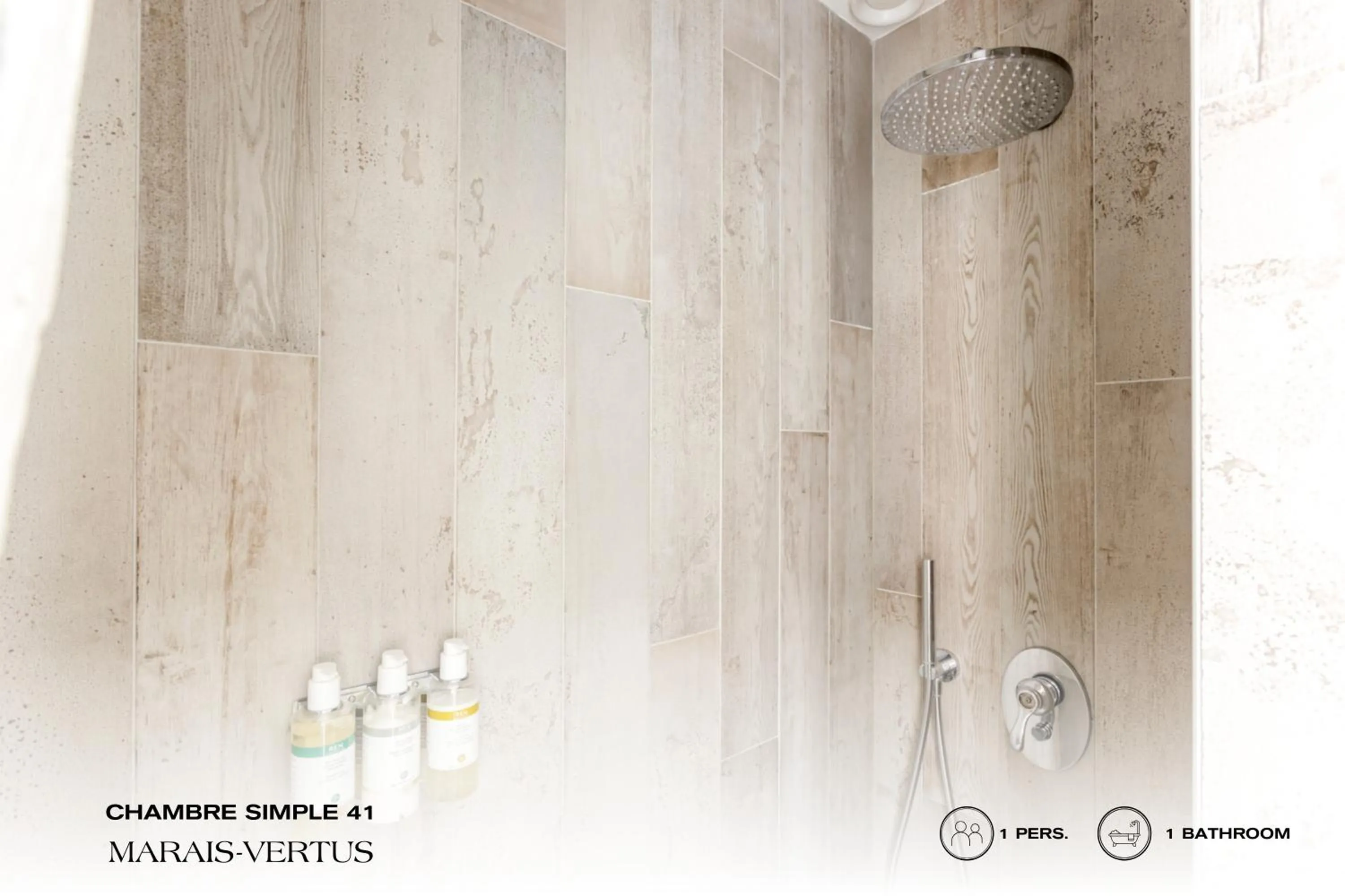 Bathroom in Beauquartier - Marais Vertus