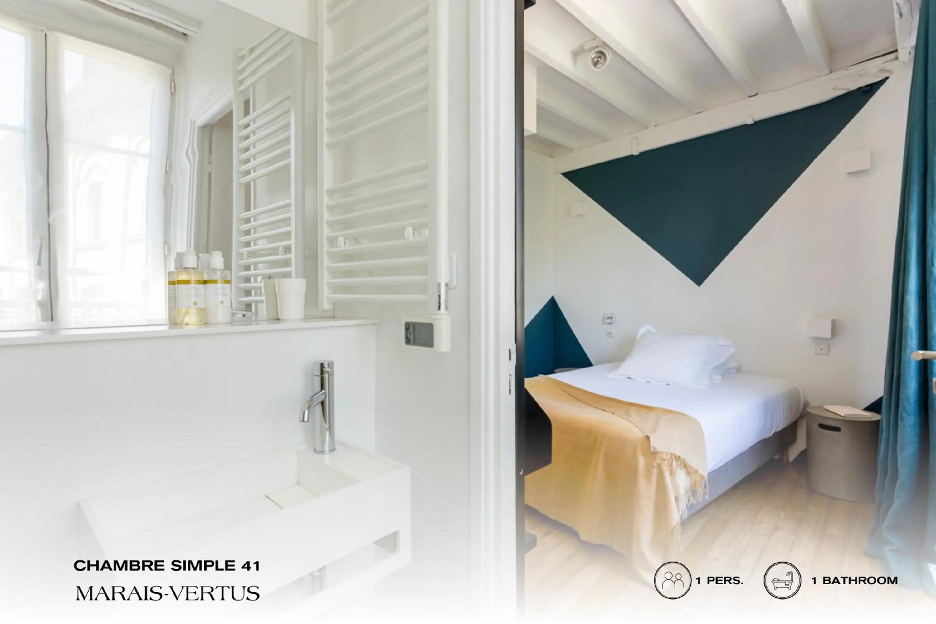 Bed in Beauquartier - Marais Vertus