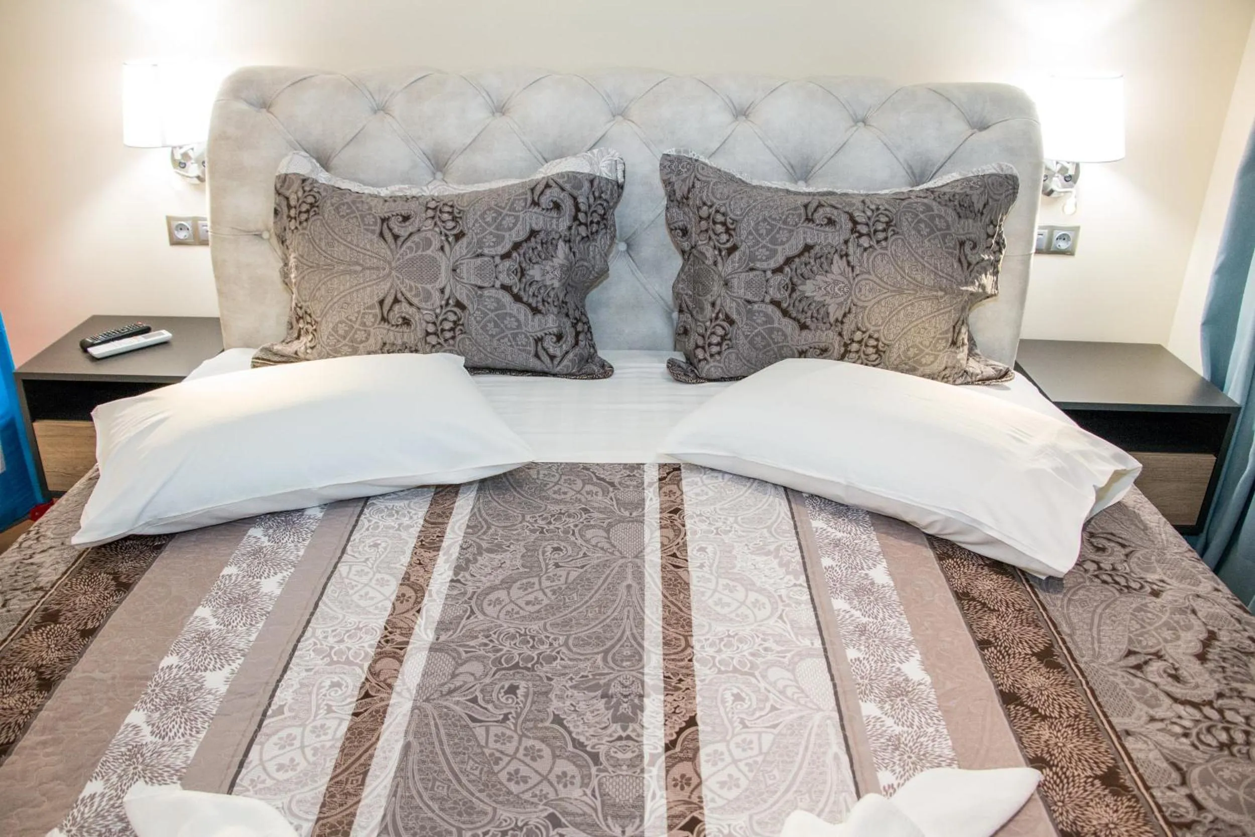 Bed in Glyfada Beach Hotel