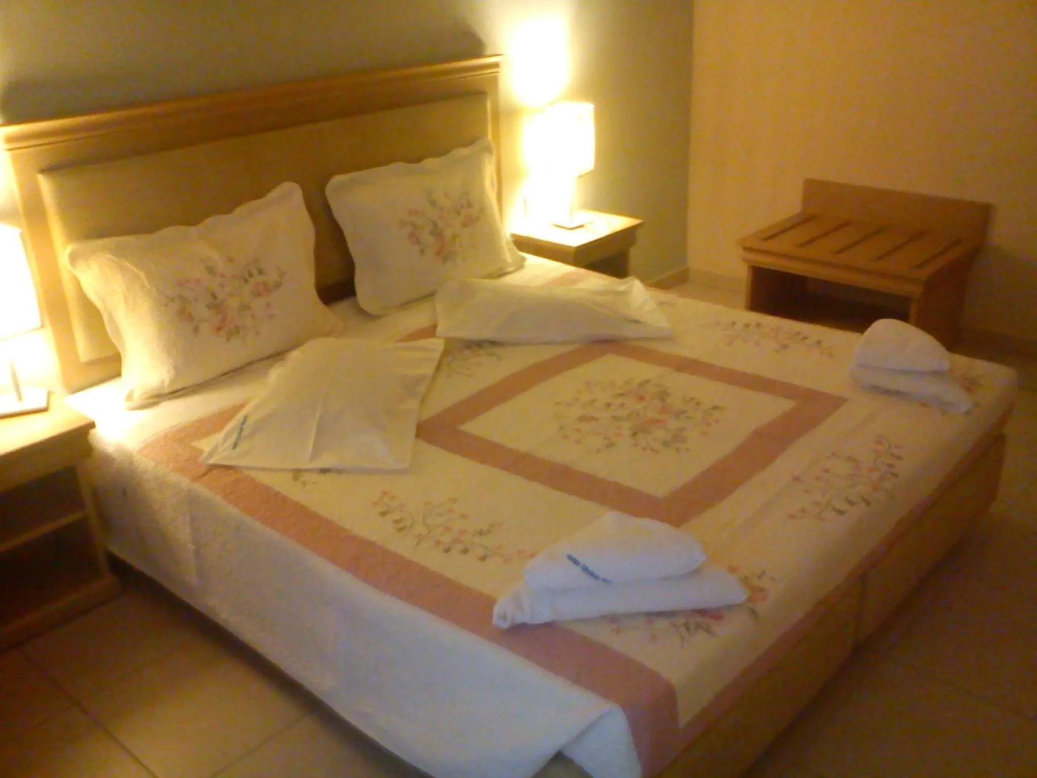 Bed in Glyfada Beach Hotel