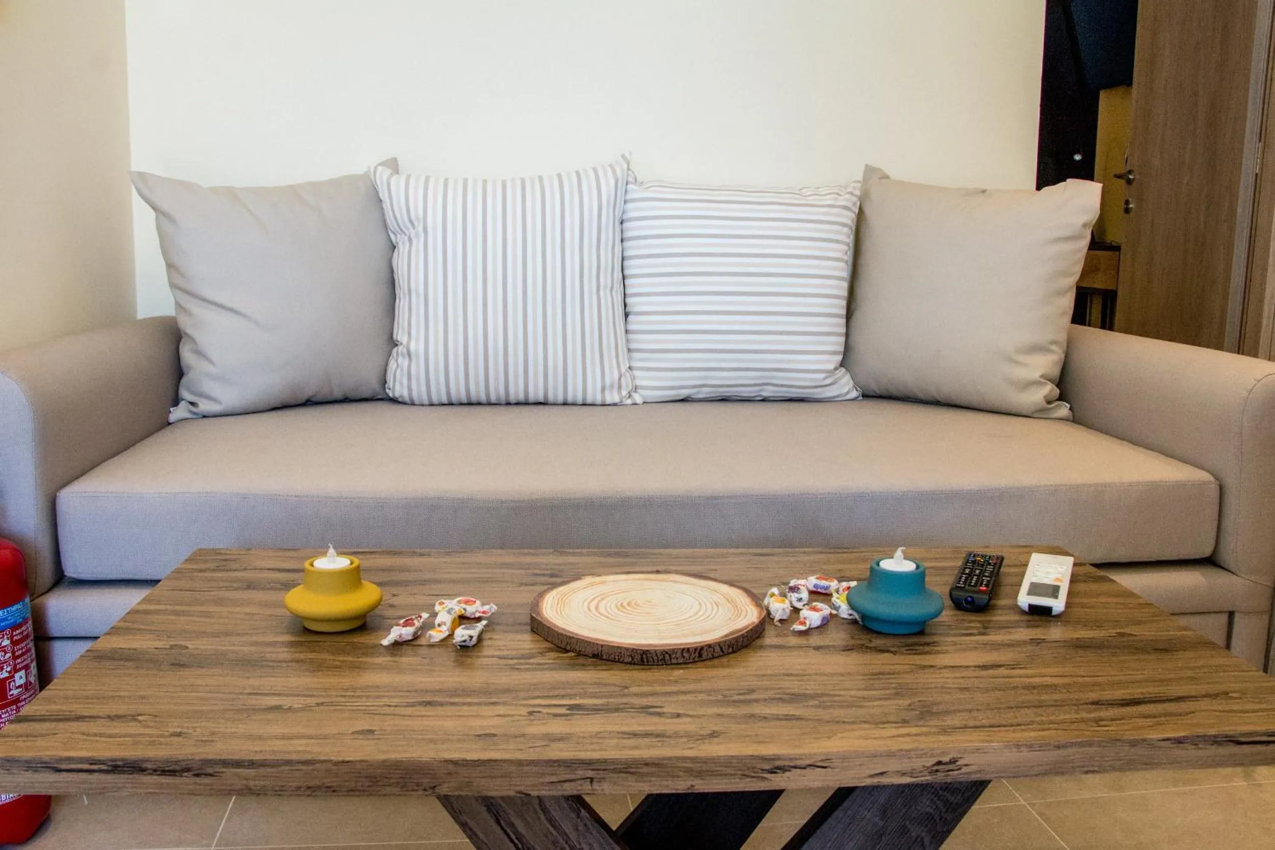 Seating area in Glyfada Beach Hotel