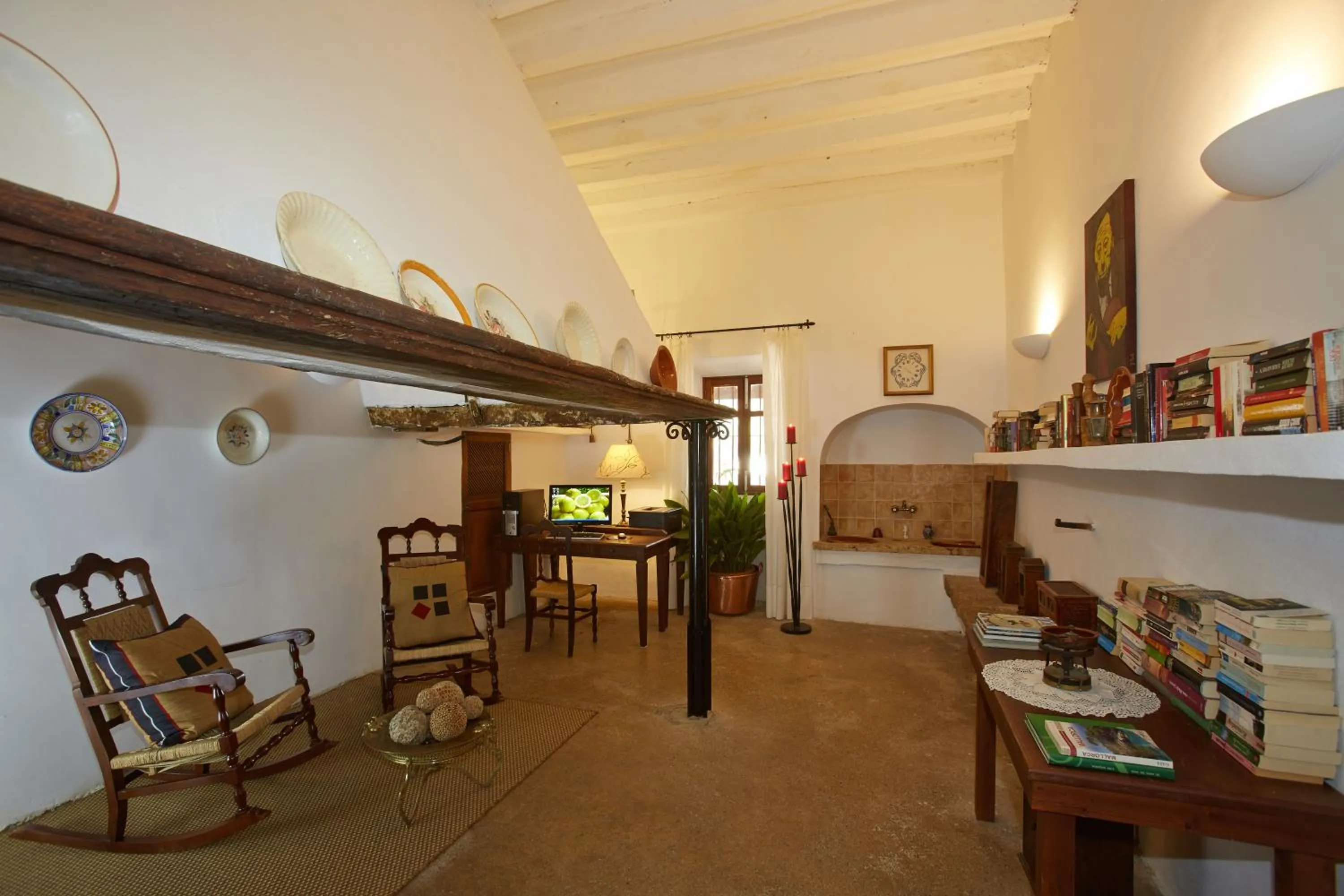 Library in Hotel Son Trobat Wellness & Spa