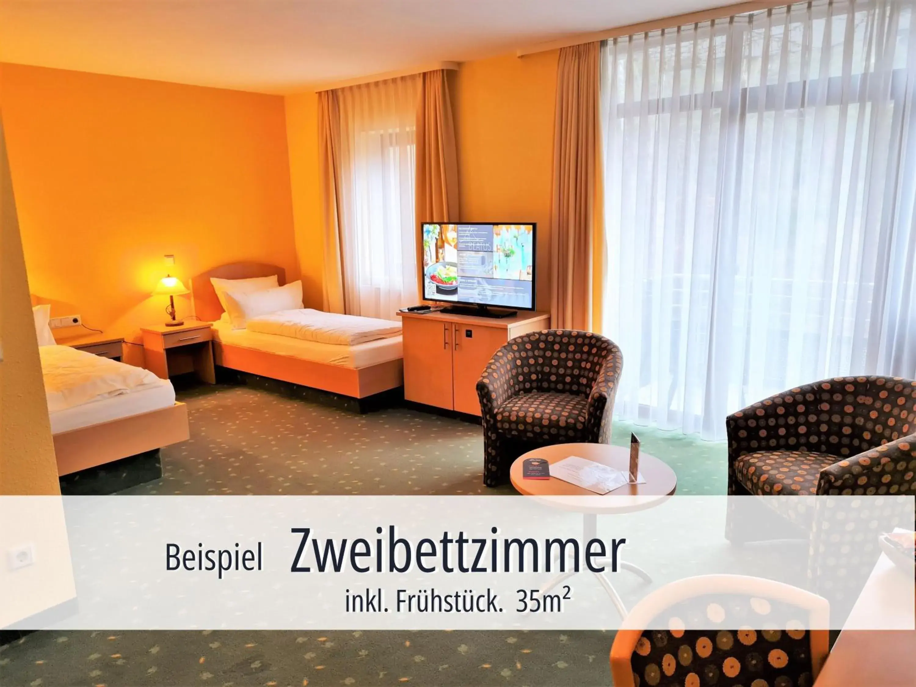 Twin Room - single occupancy in Hotel Am Kurhaus mit erstem Ayurveda Center Sachsens - direkt am Gesundheitsbad ACTINON & Kurpark Twin Room - single occupancy in Hotel Am Kurhaus mit erstem Ayurveda Center Sachsens - direkt am Gesundheitsbad ACTINON & Kurpark