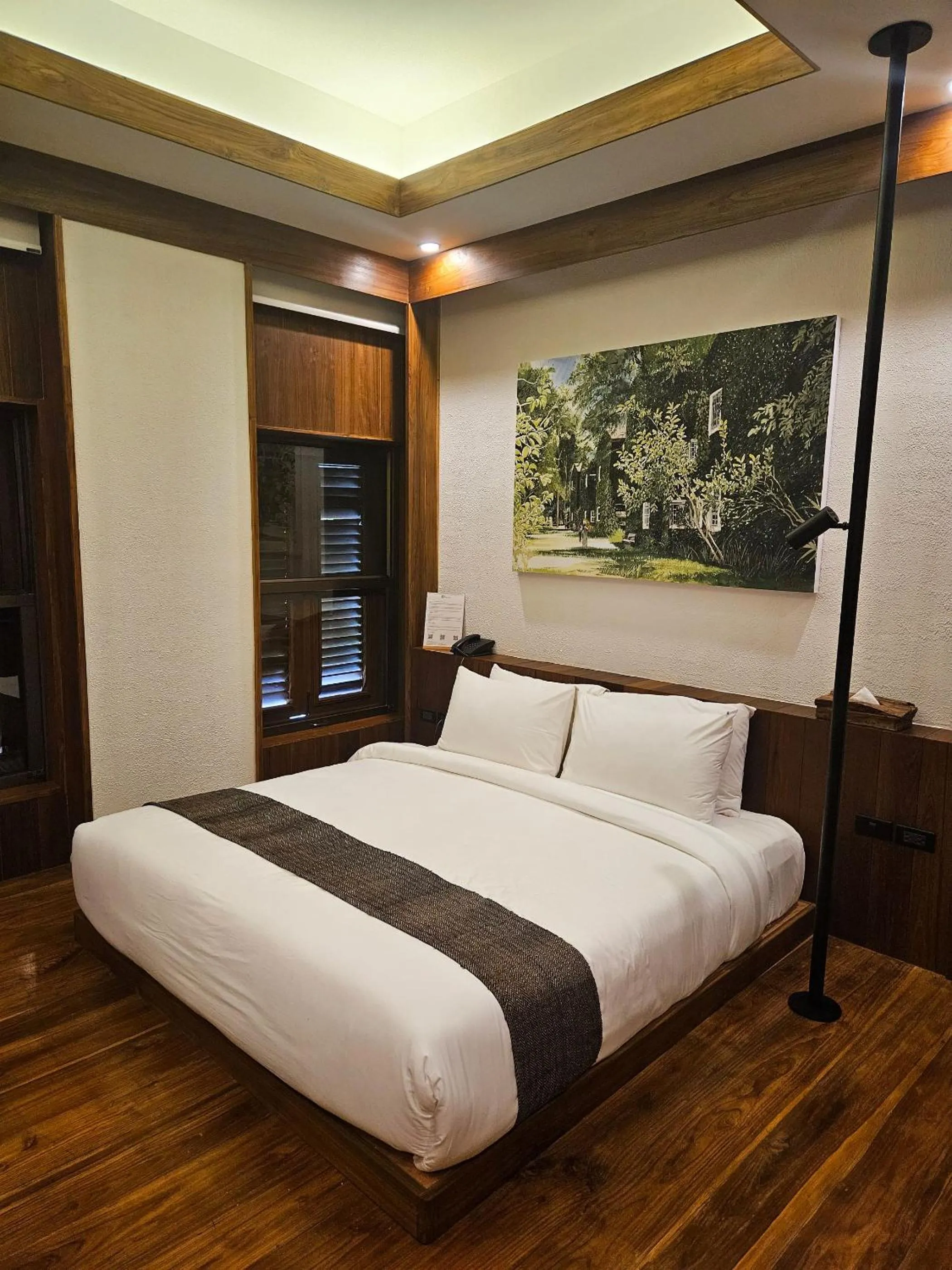 Bed in Kaomai Lanna Resort