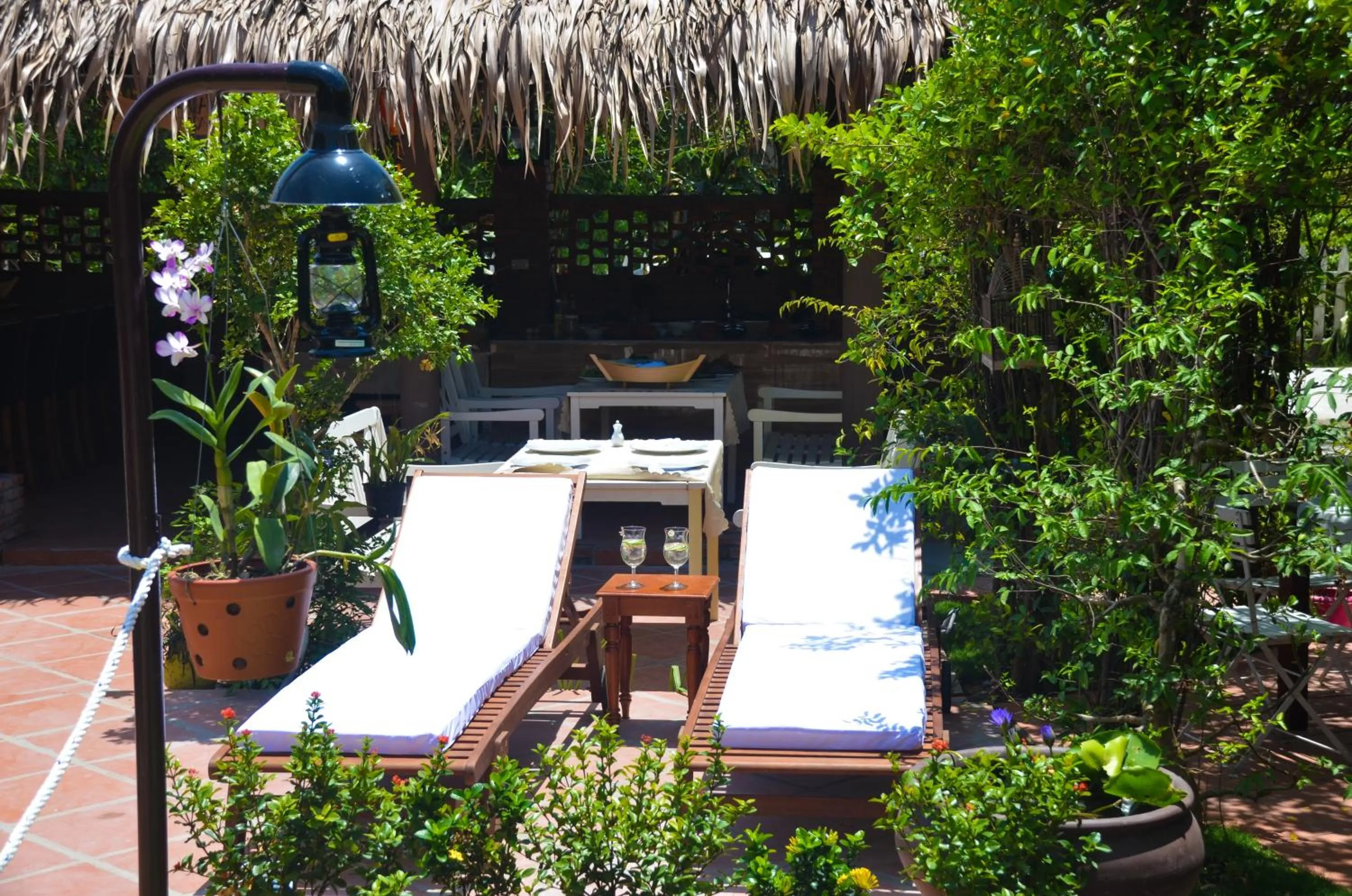 sunbed in Coco Bungalows Hoi An