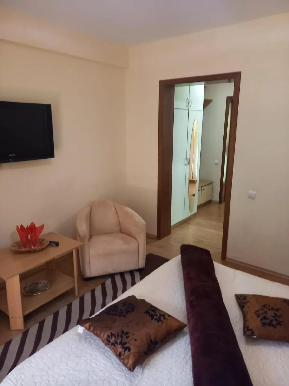 Bed in Pensiunea Mario