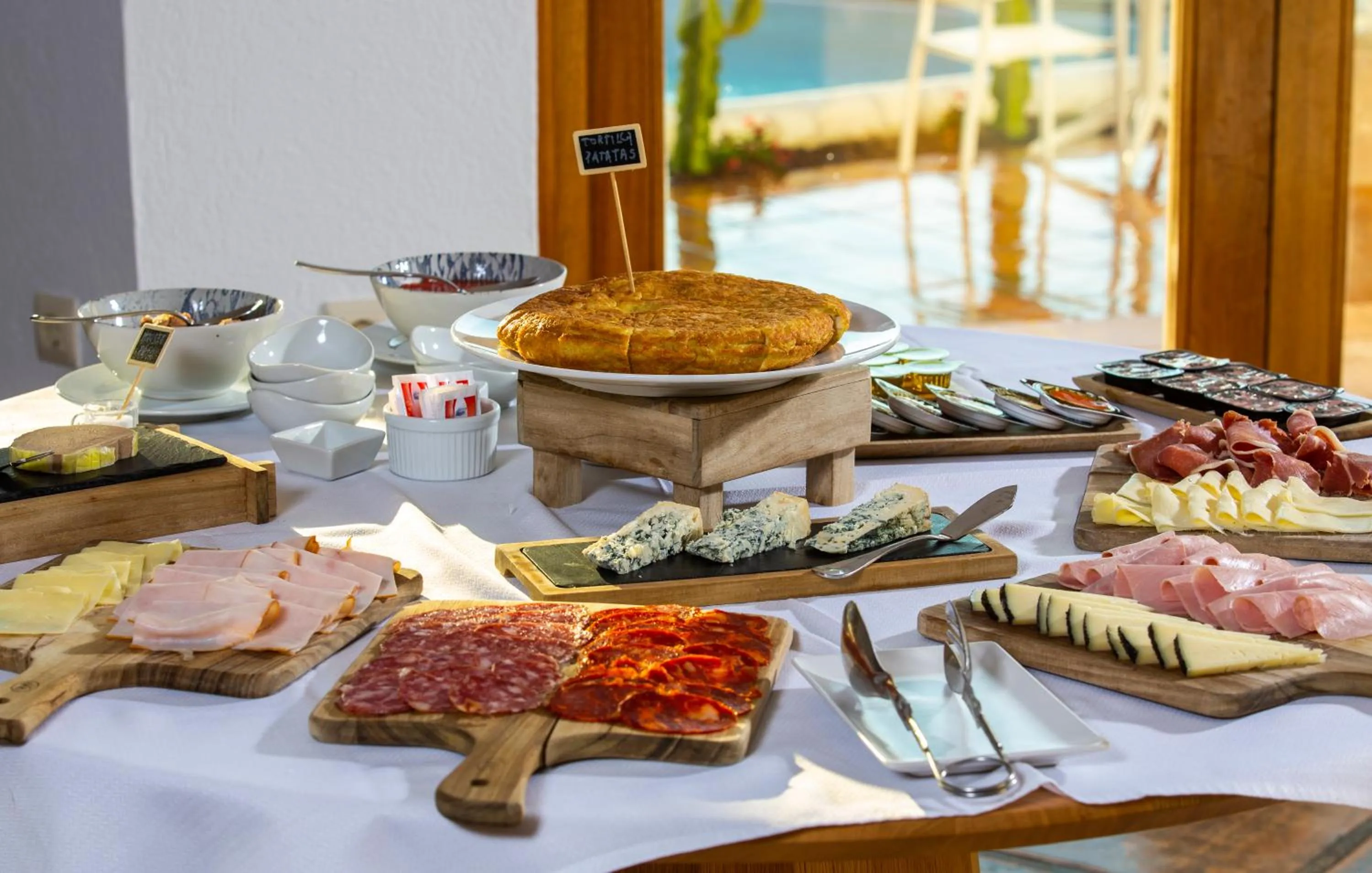 Buffet breakfast in Boutique Hotel El Tio Kiko