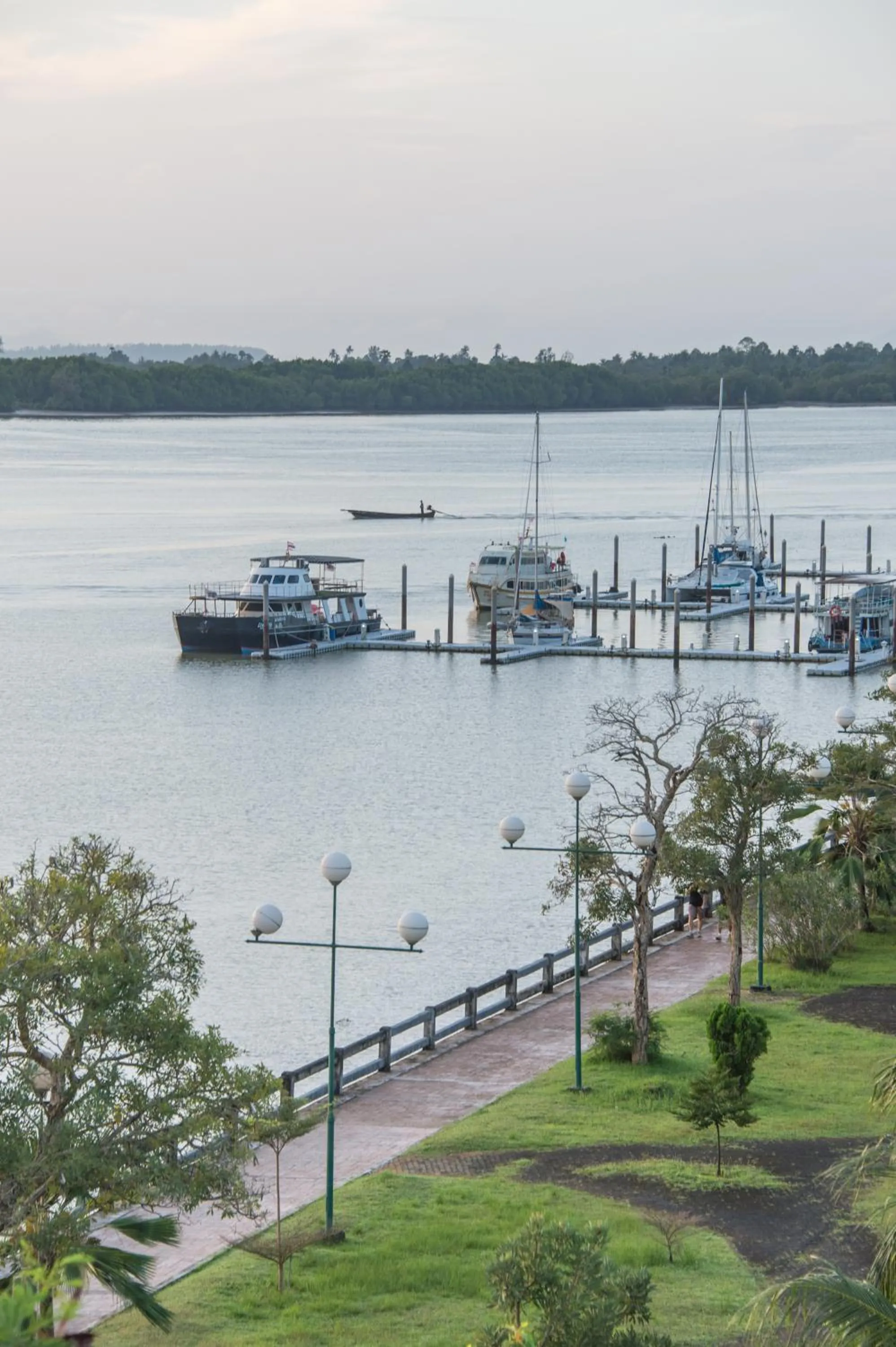Bird's eye view in Krabi City Seaview Hotel