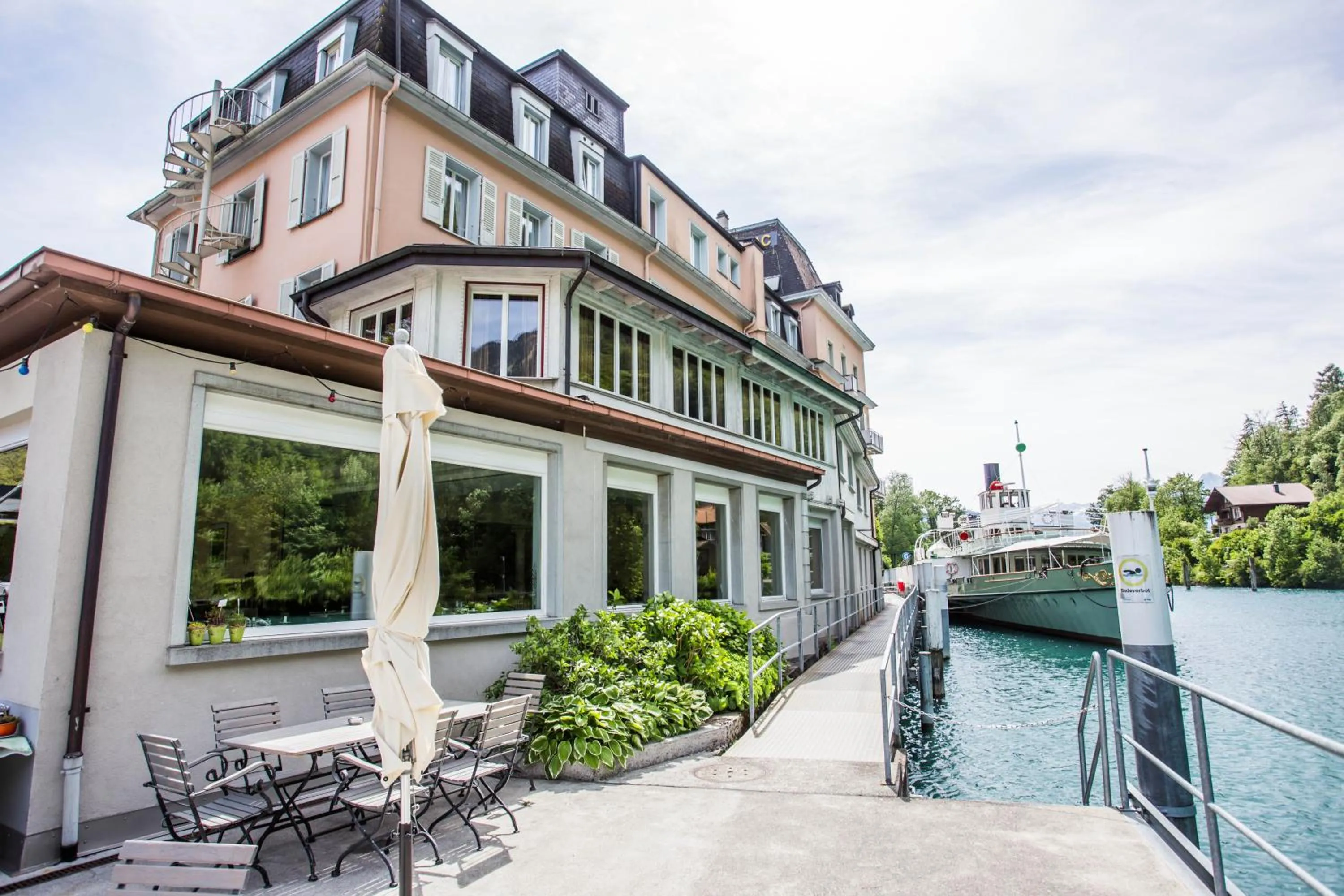 Facade/entrance in Hotel Du Lac