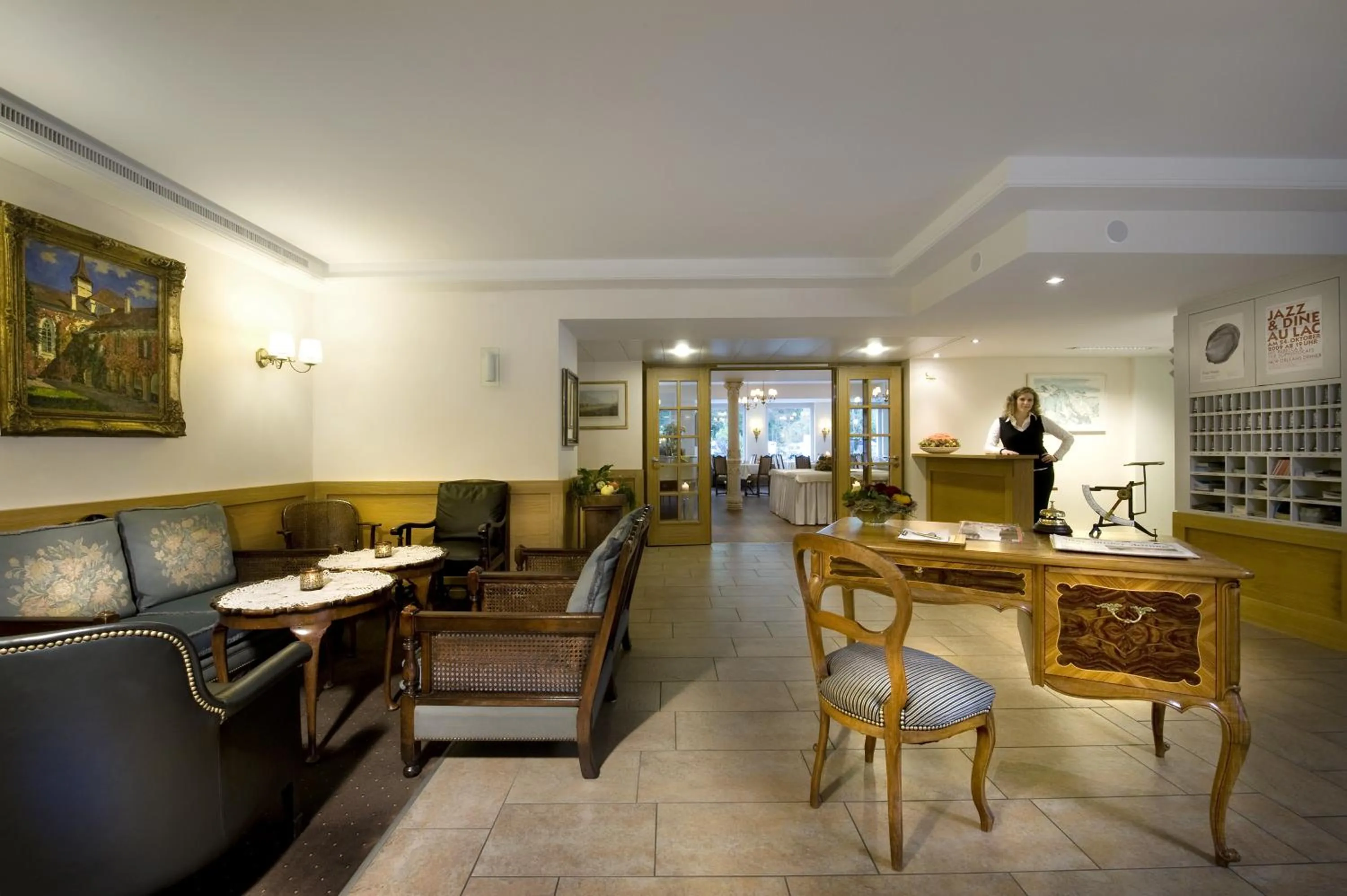 Lobby or reception in Hotel Du Lac