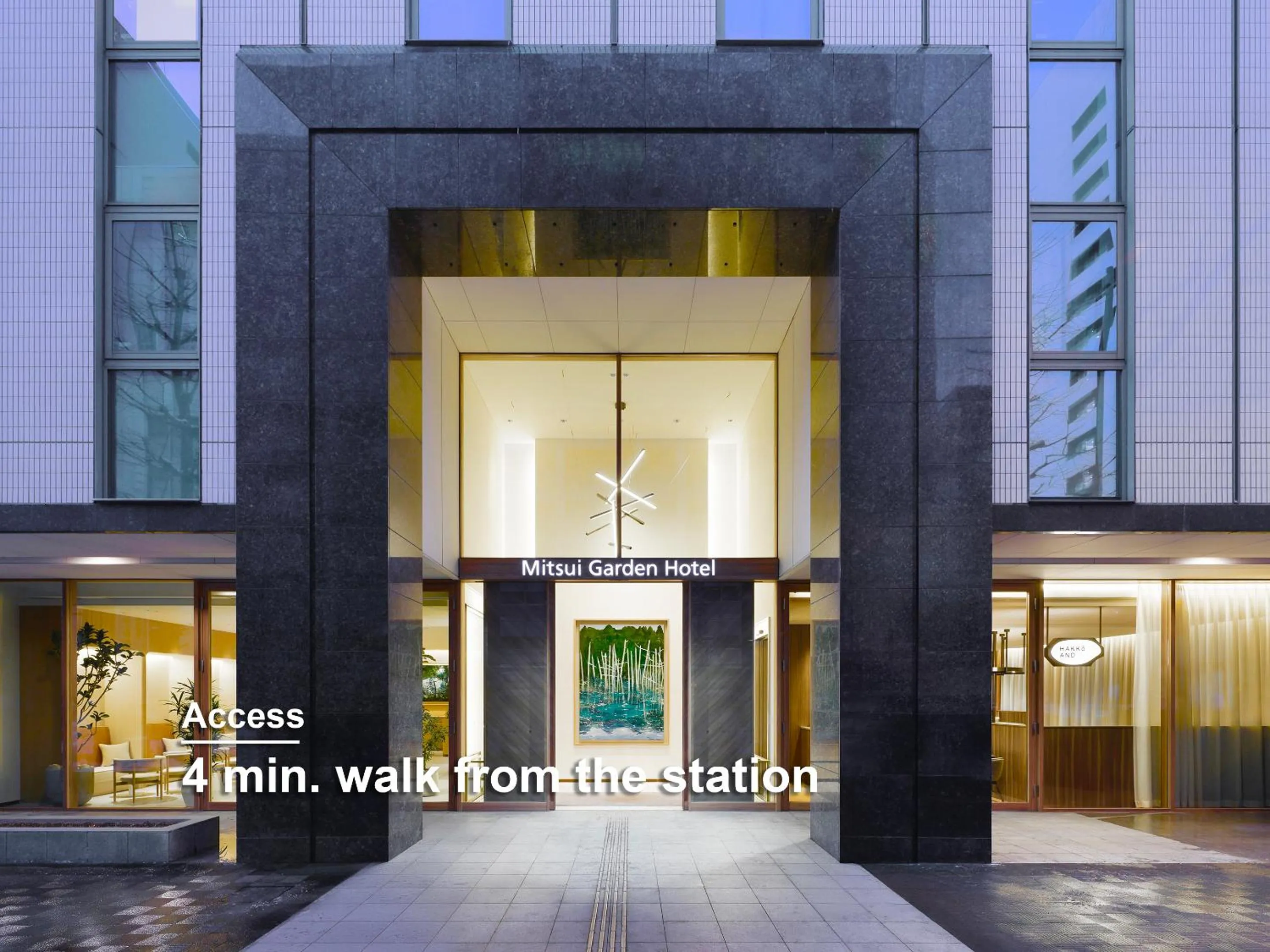 Facade/entrance in Mitsui Garden Hotel Sapporo