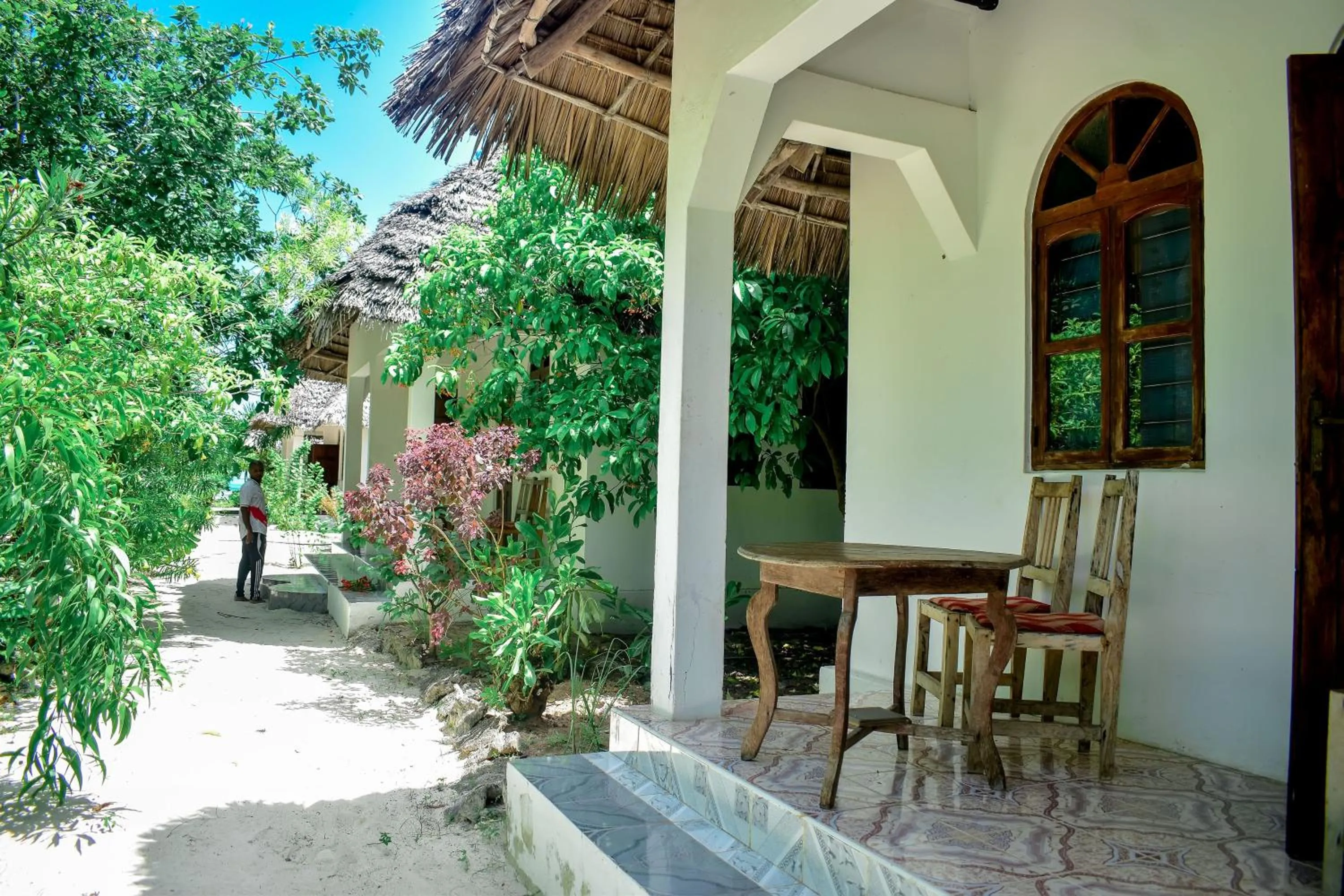 Patio in Blue Earth Beach Bungalow