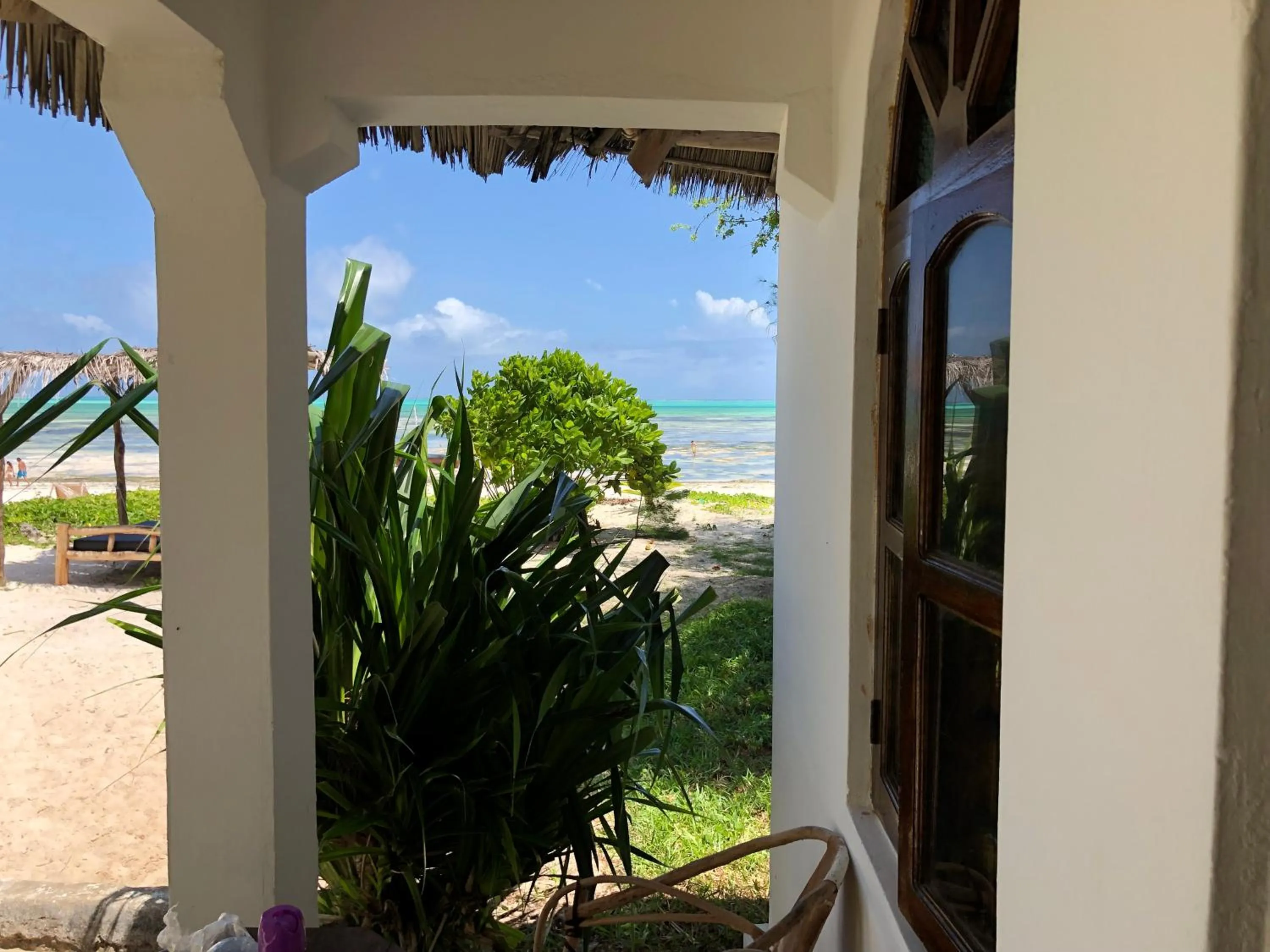 Patio in Blue Earth Beach Bungalow