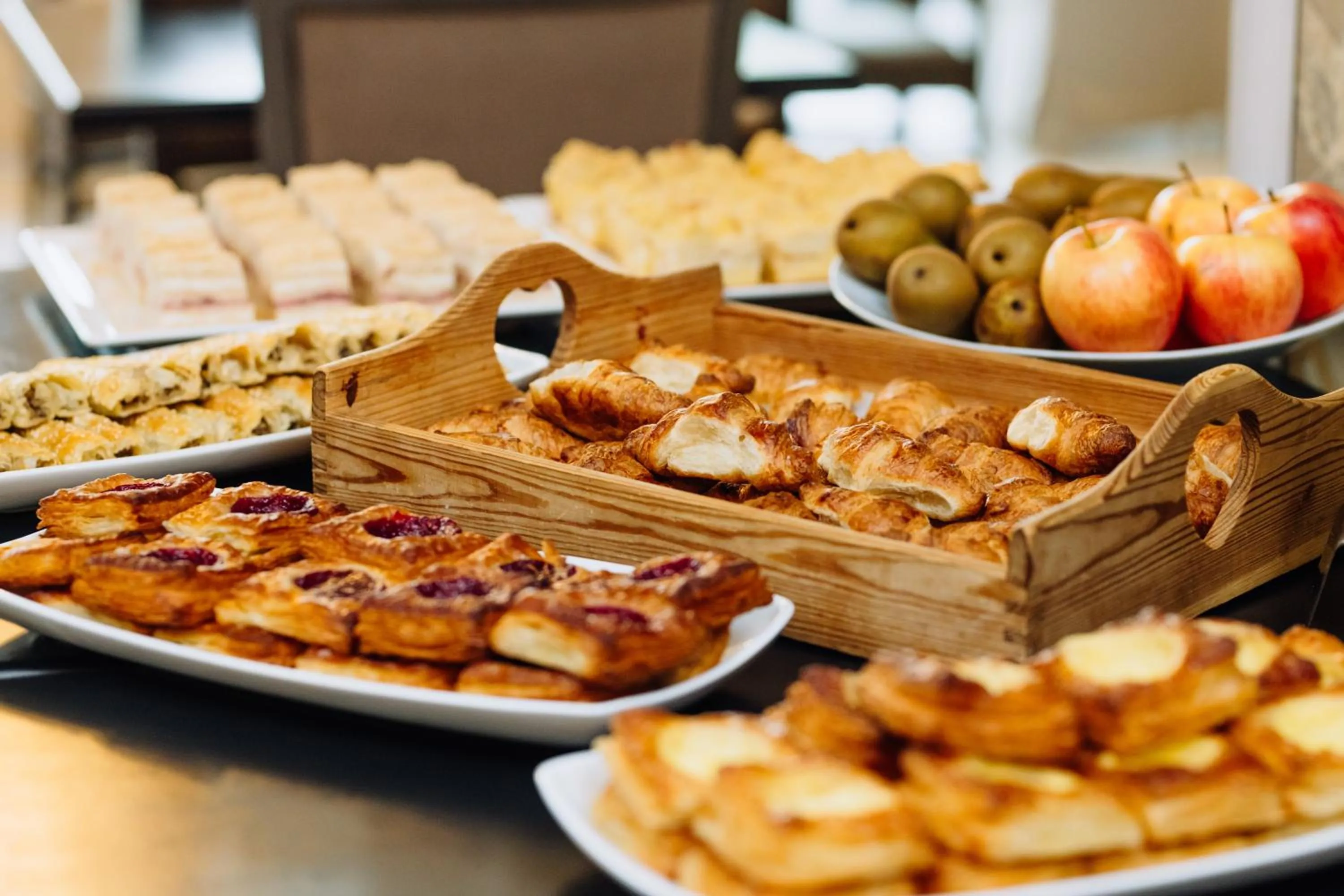 Buffet breakfast in Hestia Hotel Jugend