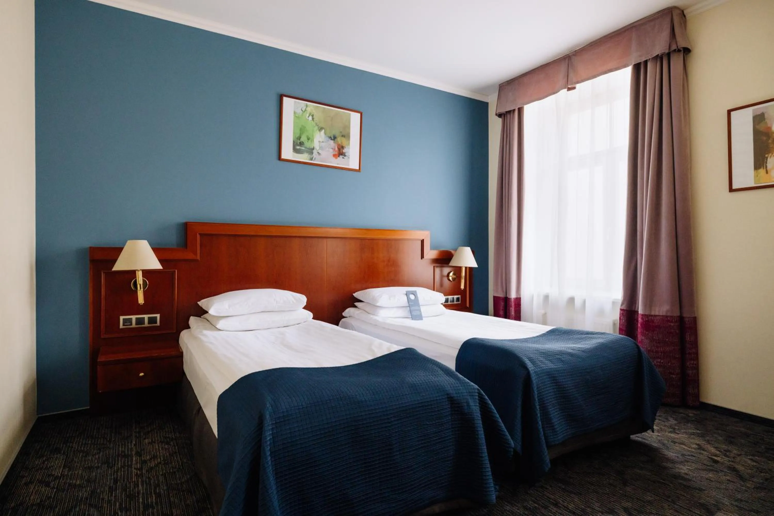 Bedroom, Bed in Hestia Hotel Jugend