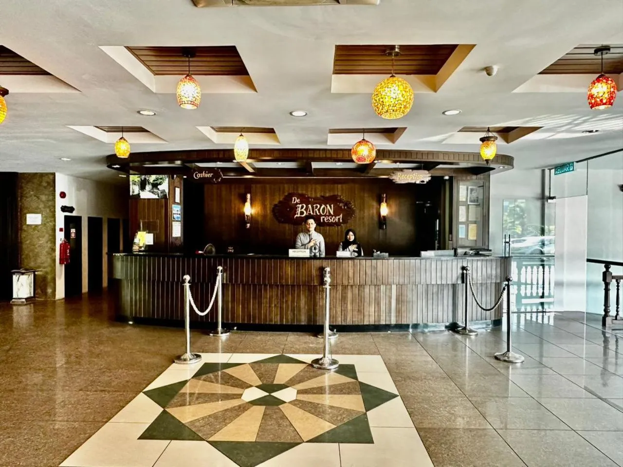 Lobby or reception in De Baron Resort