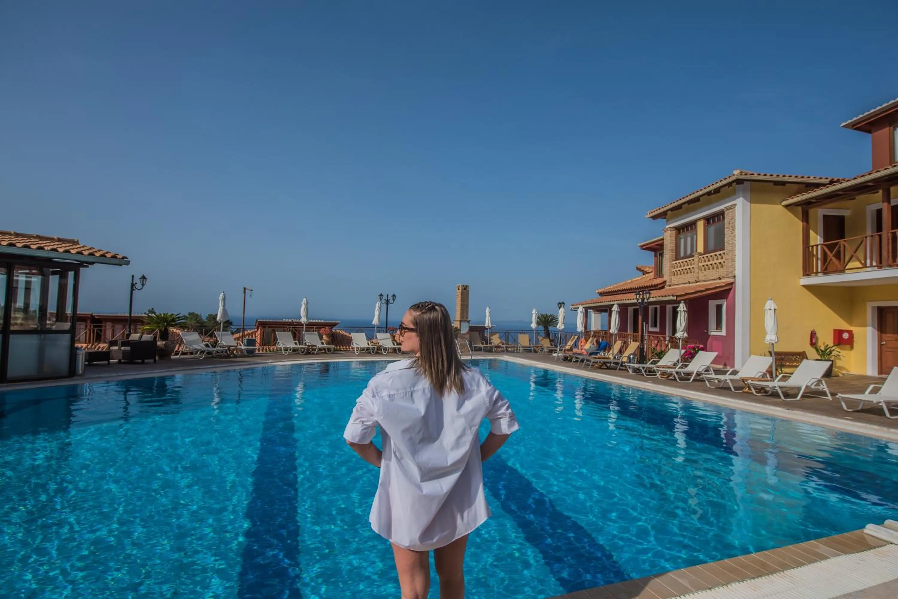 Swimming pool in Sea View Village