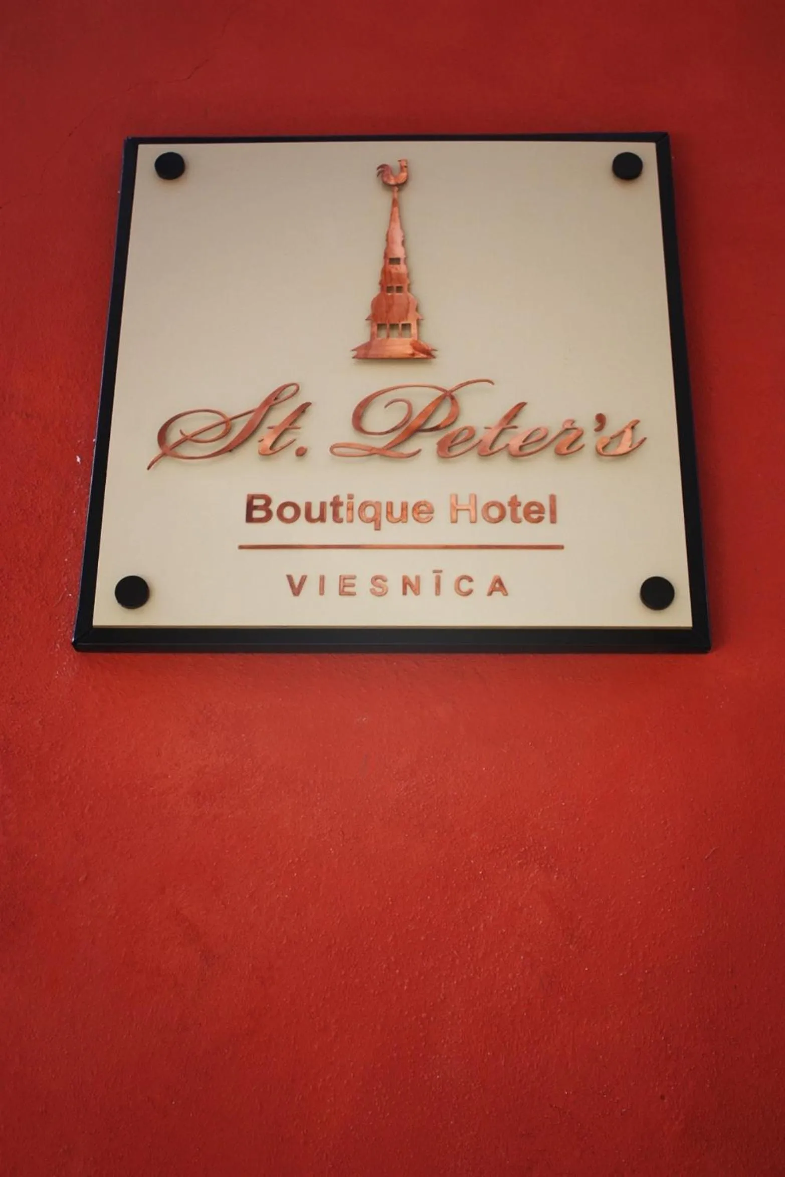 Decorative detail in St. Peter's Boutique Hotel