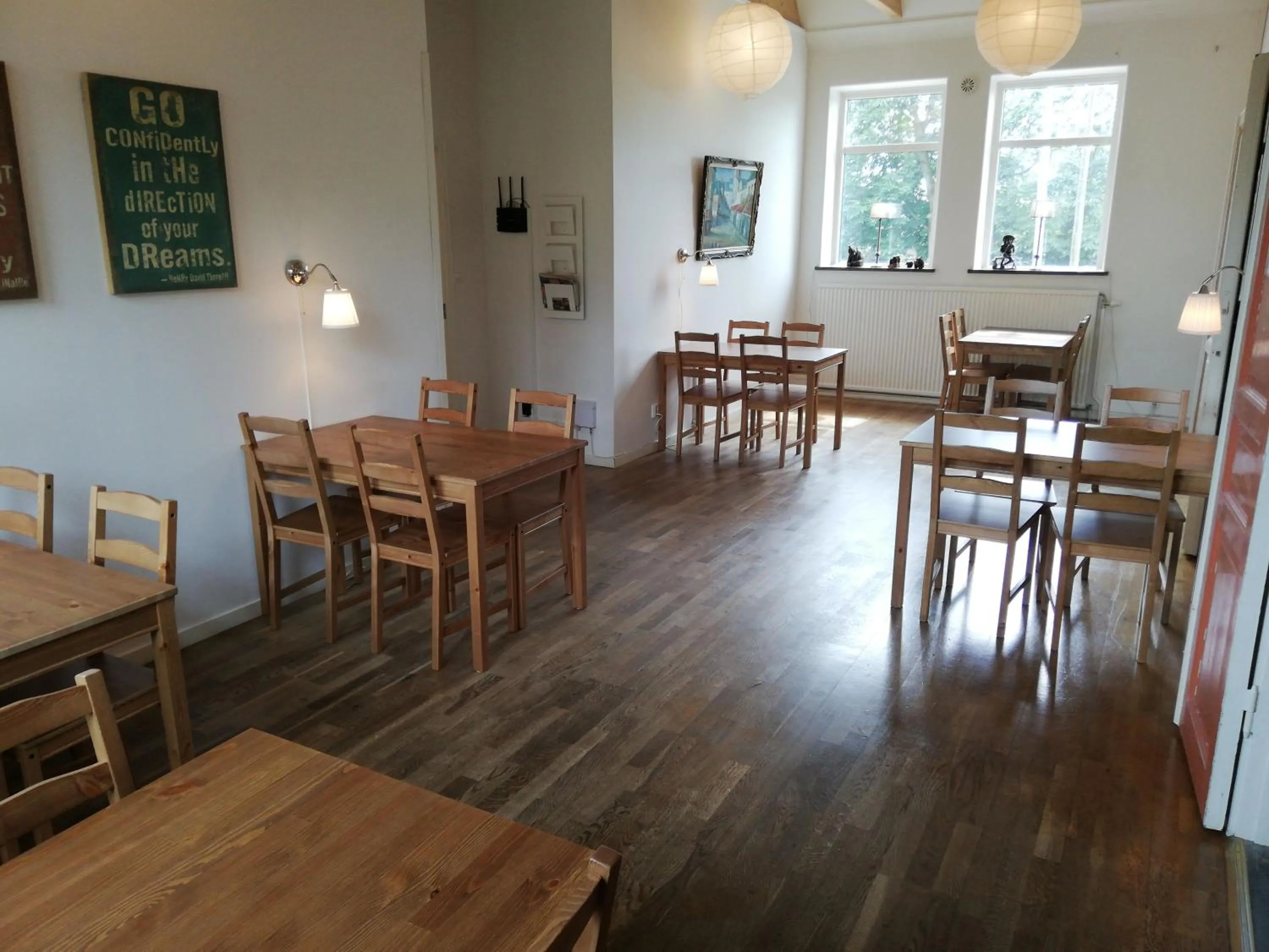 Breakfast in Hallandsåsen Hostel