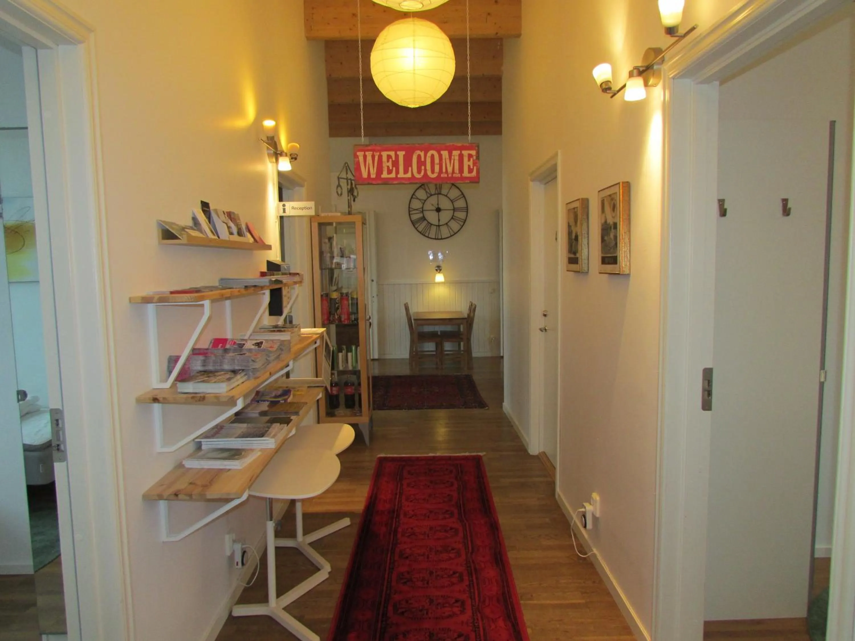 Lobby or reception in Hallandsåsen Hostel