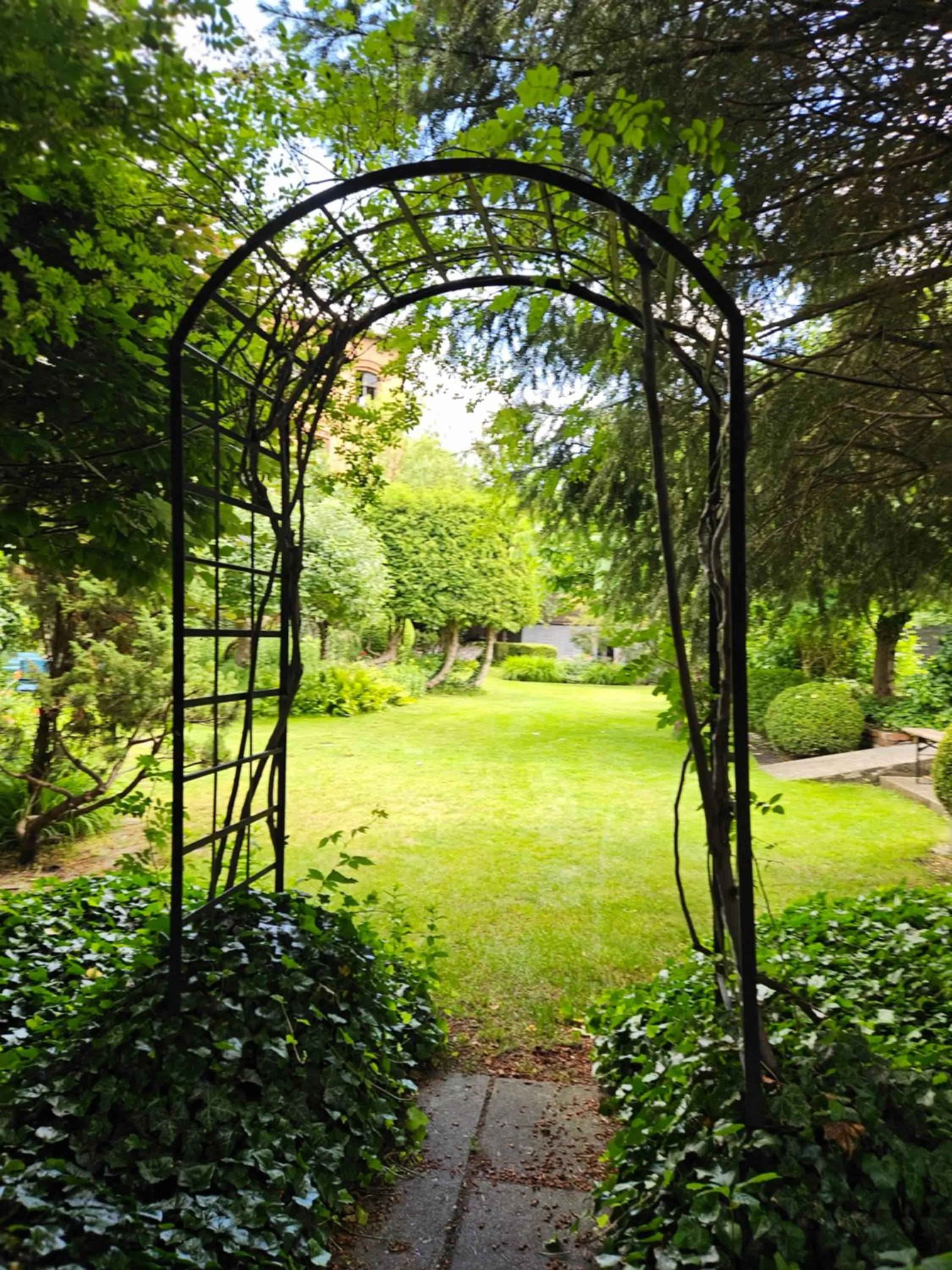 Garden in Hotel Marmułowski