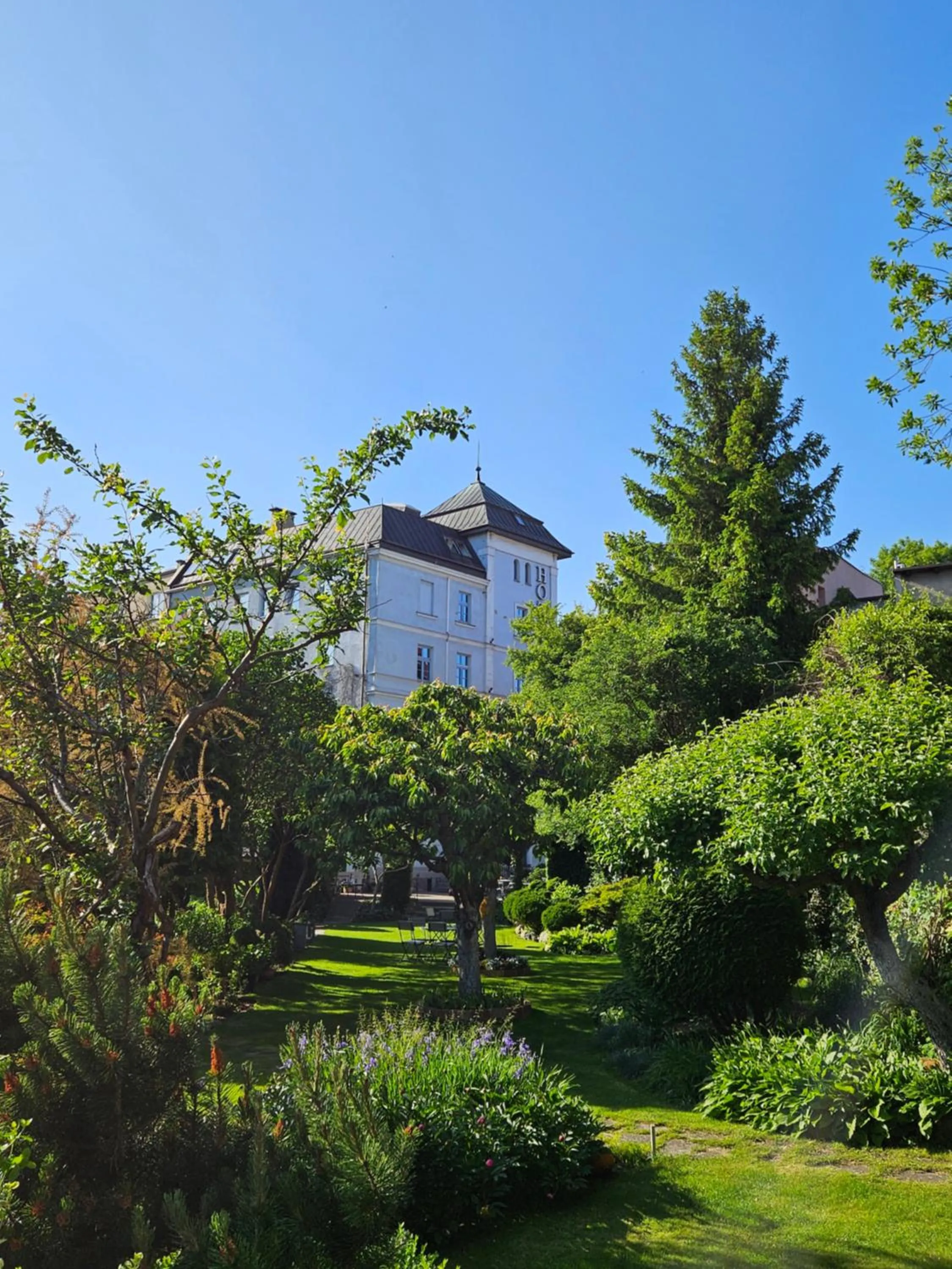 Garden in Hotel Marmułowski