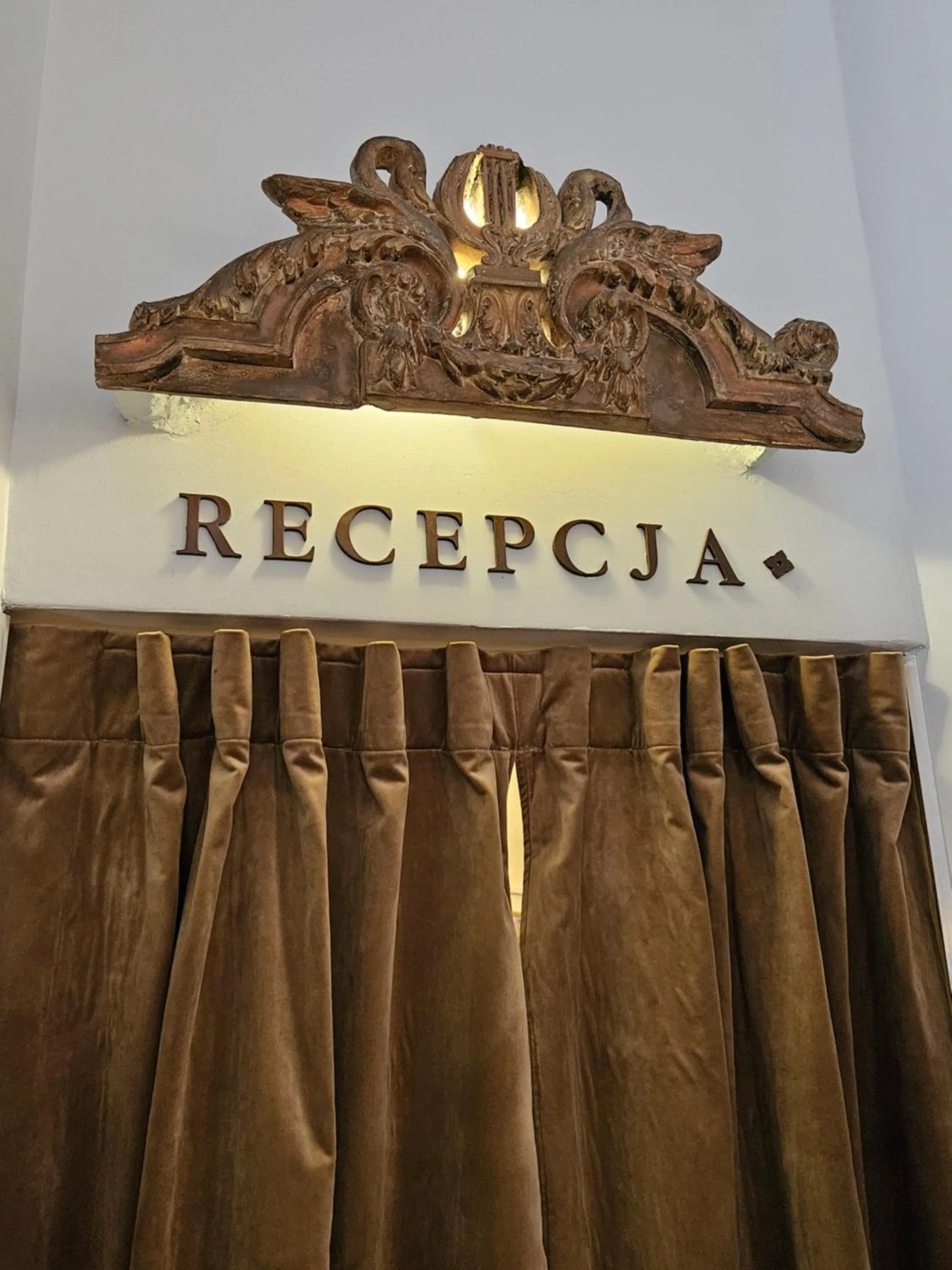 Lobby or reception in Hotel Marmułowski