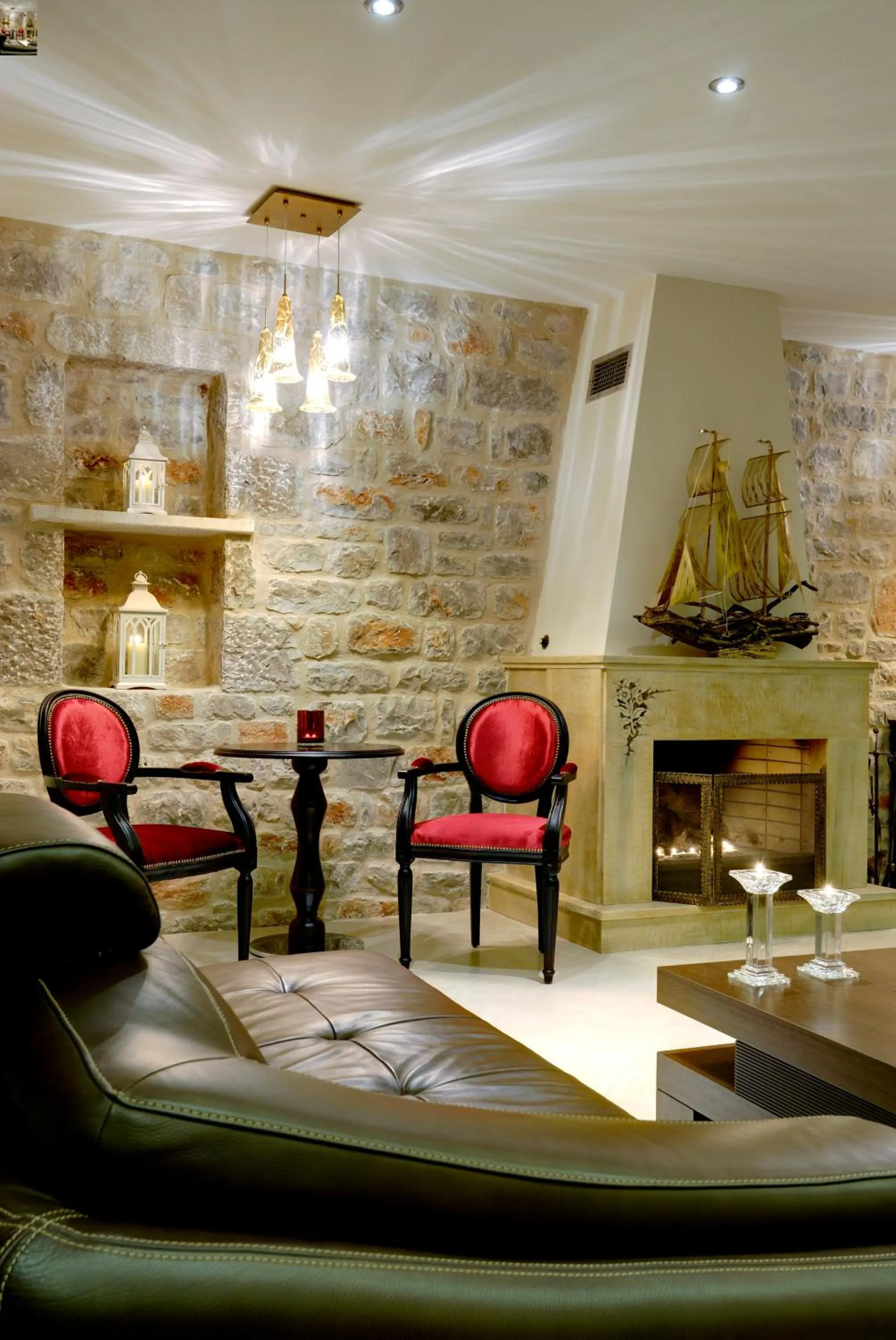 Lobby or reception in Byzantinon Hotel