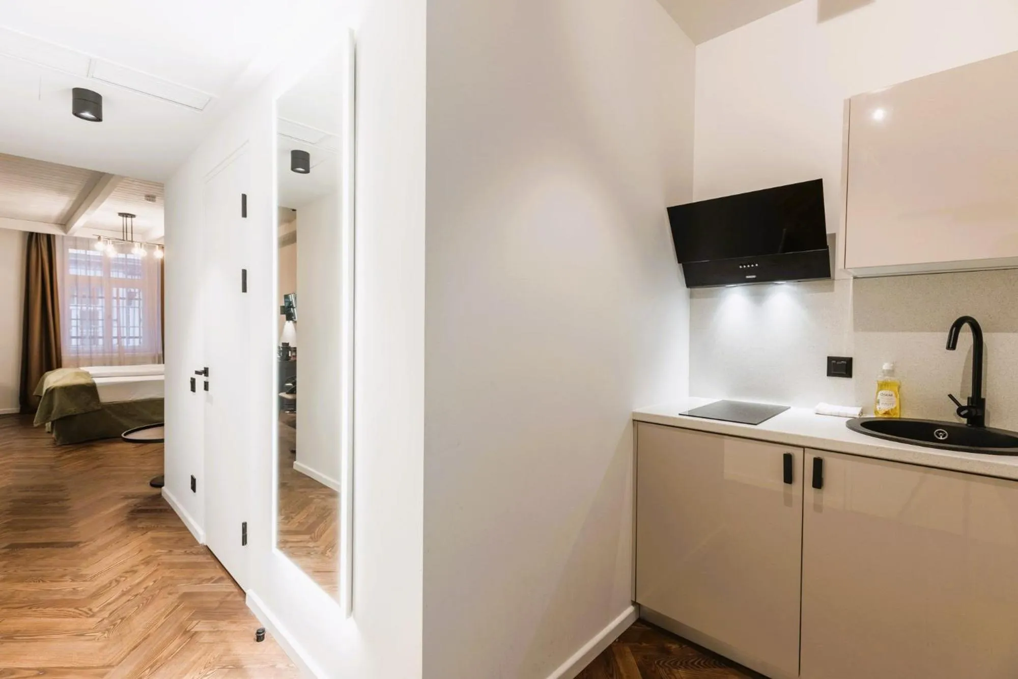 Kitchen or kitchenette in Konventa Sēta Hotel - Keystone Collection