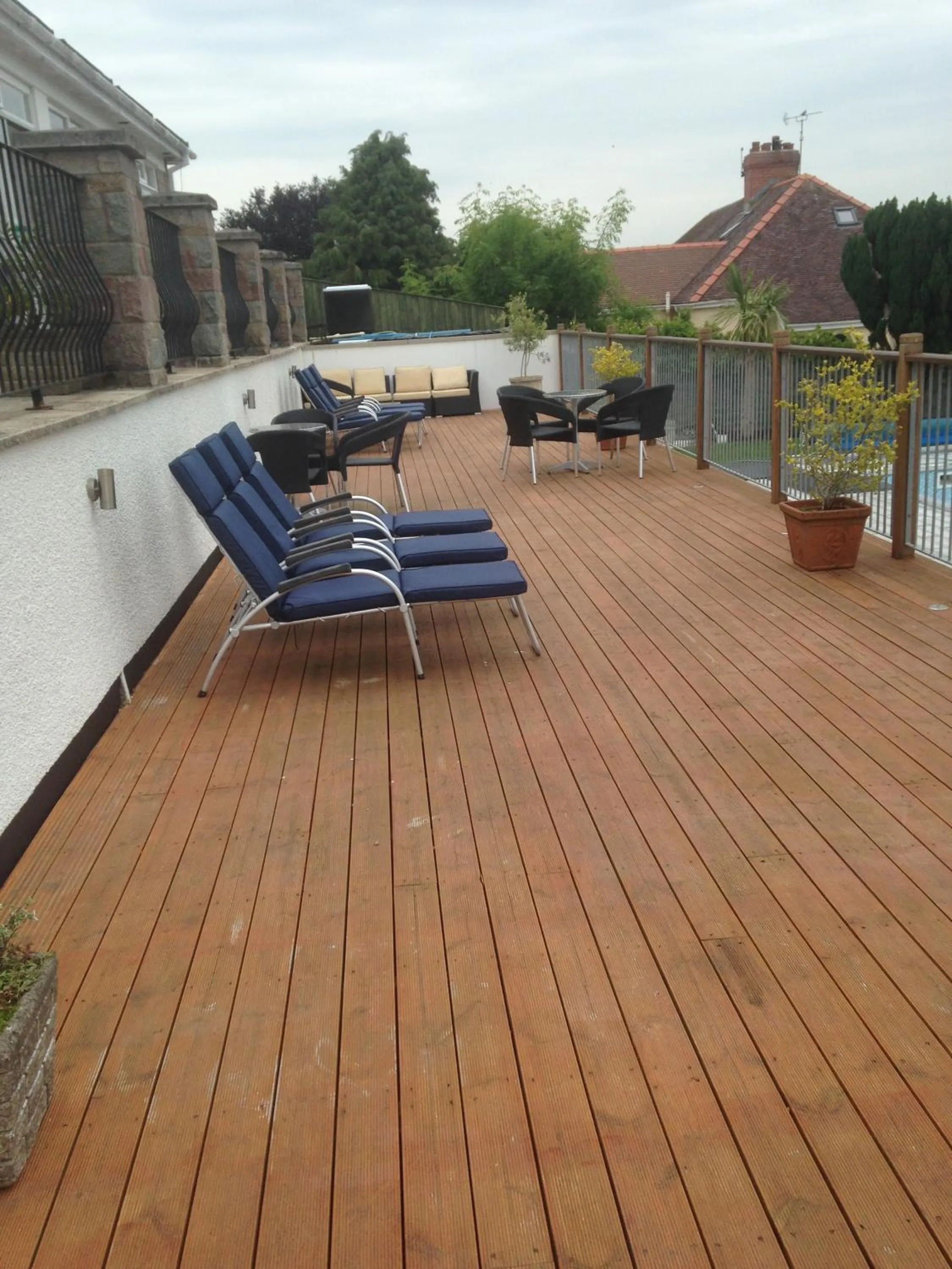 Patio in Merlewood Hotel