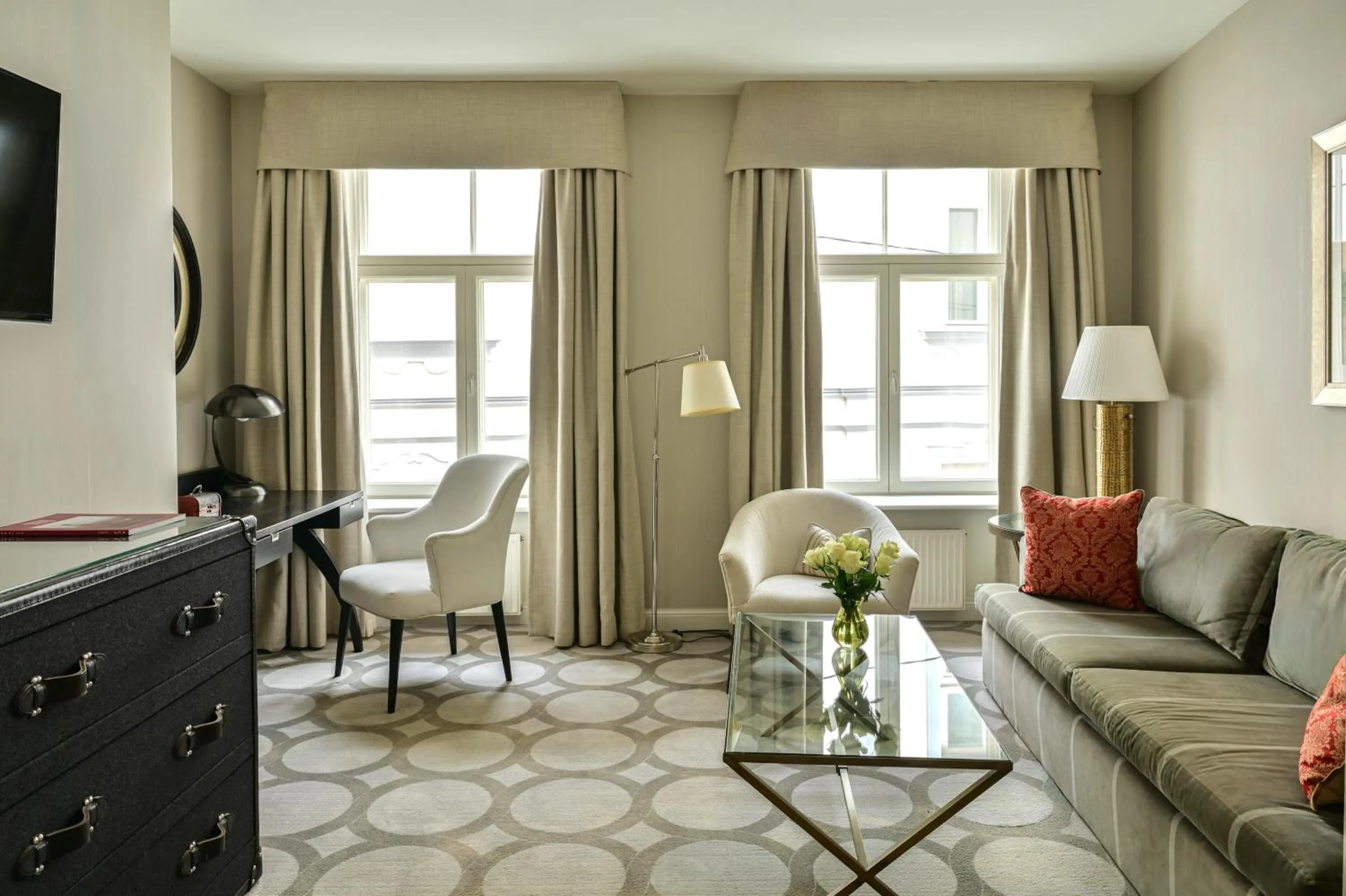 Living room in Grand Palace Hotel - Small Luxury Hotels of the World