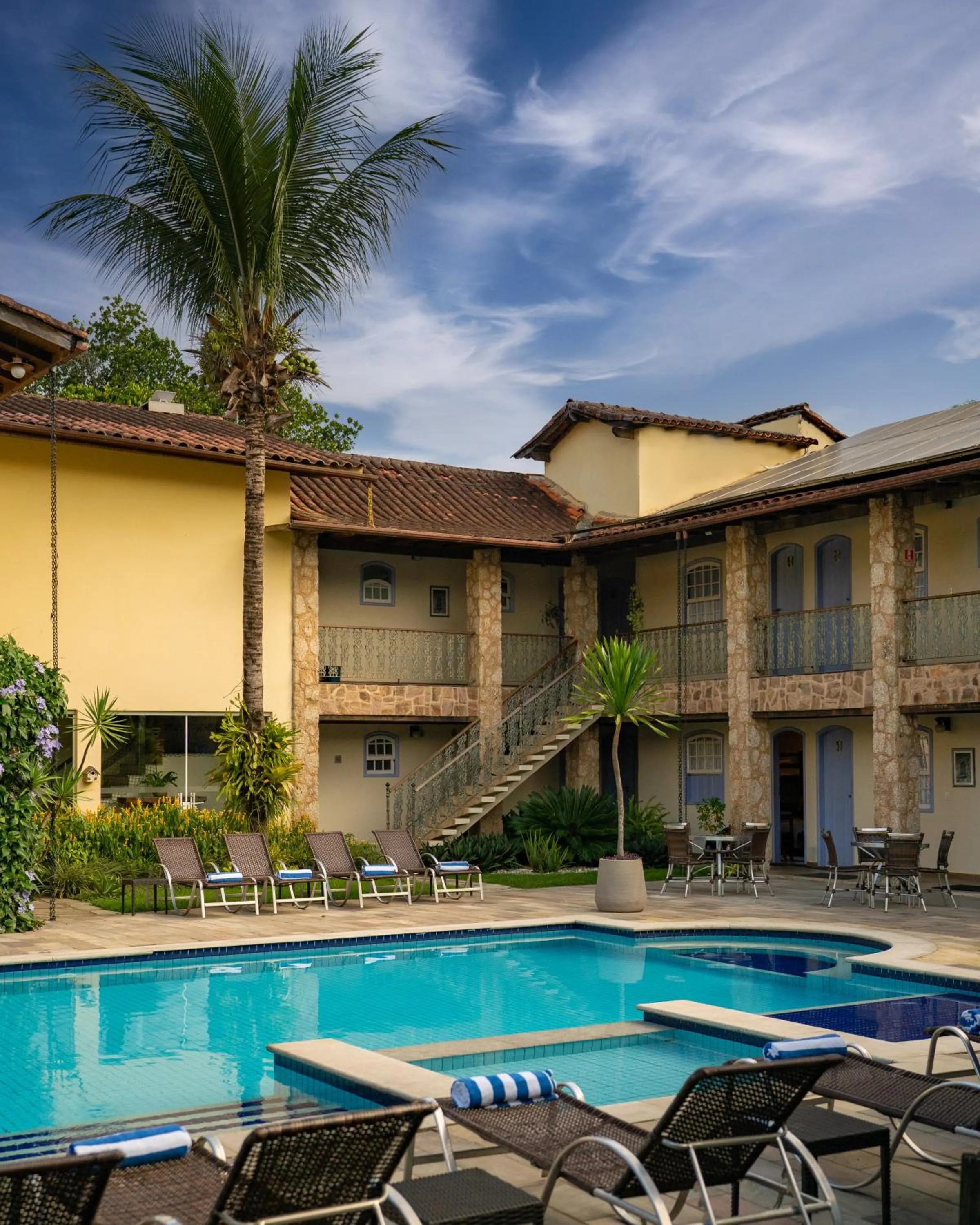 Swimming pool in Pousada Eclipse Paraty